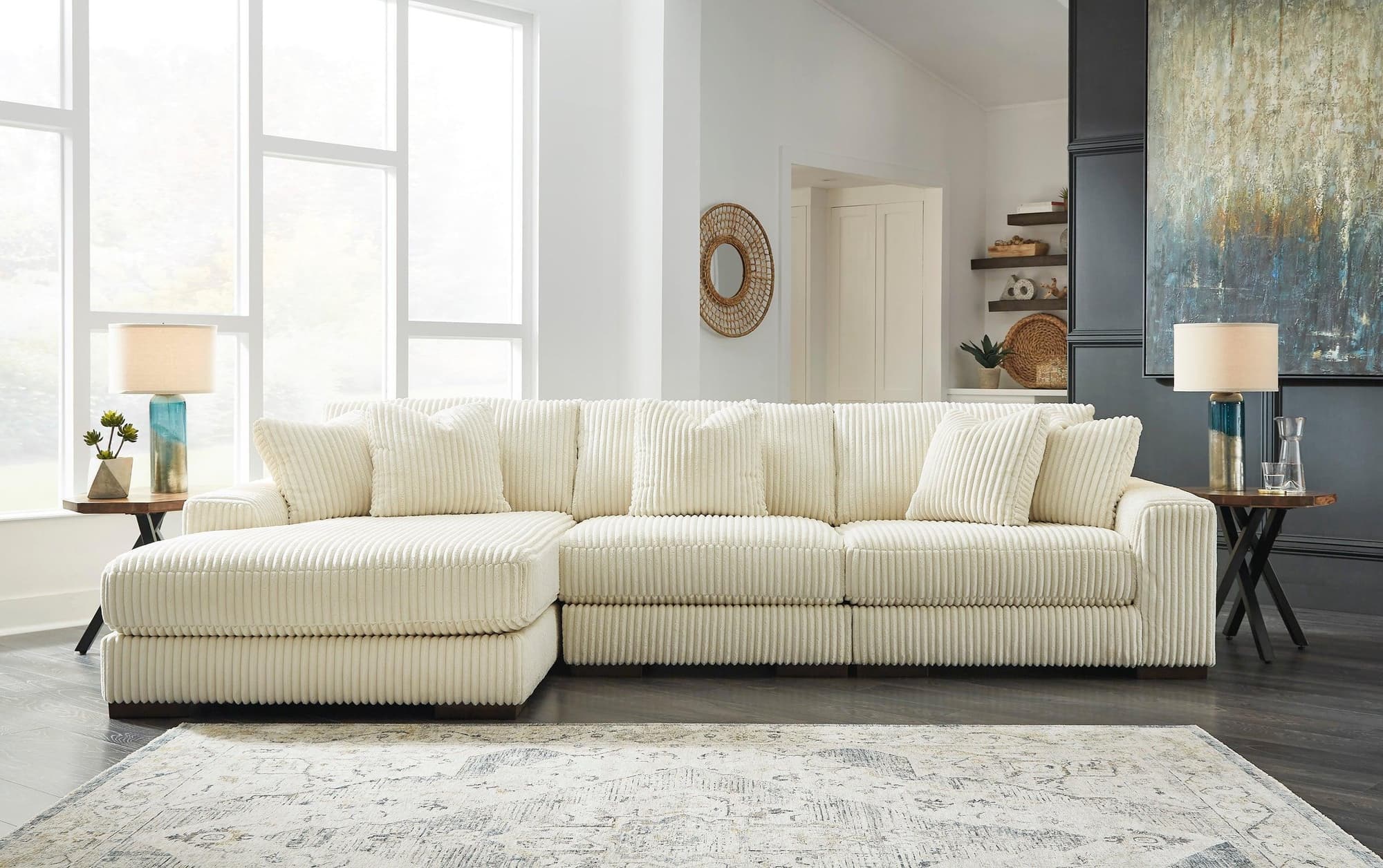 Helga 3-Piece Sectional LAF Chaise - Image 1
