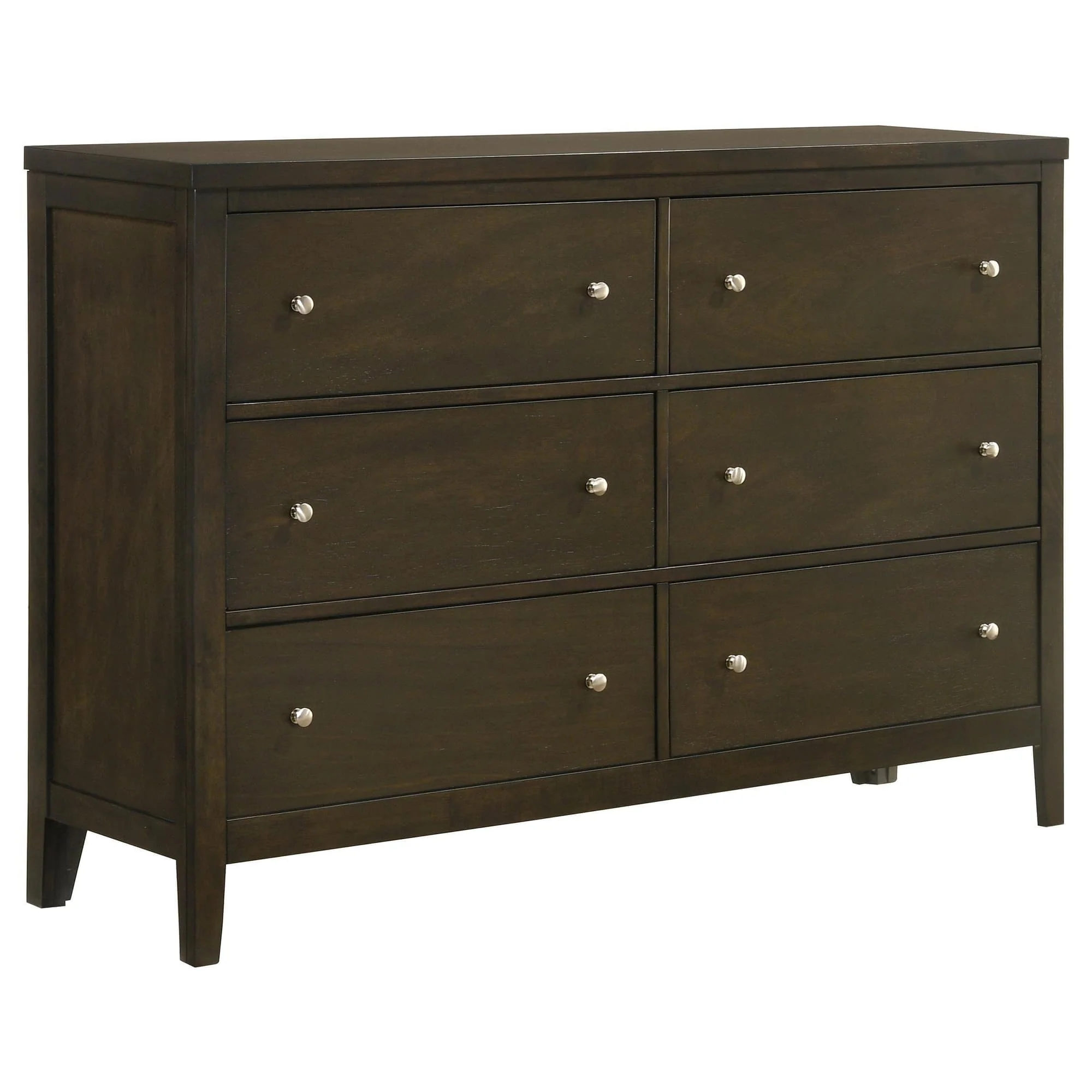 Wilkes 6-drawer Dresser Cabinet Dark Cocoa - Image 1