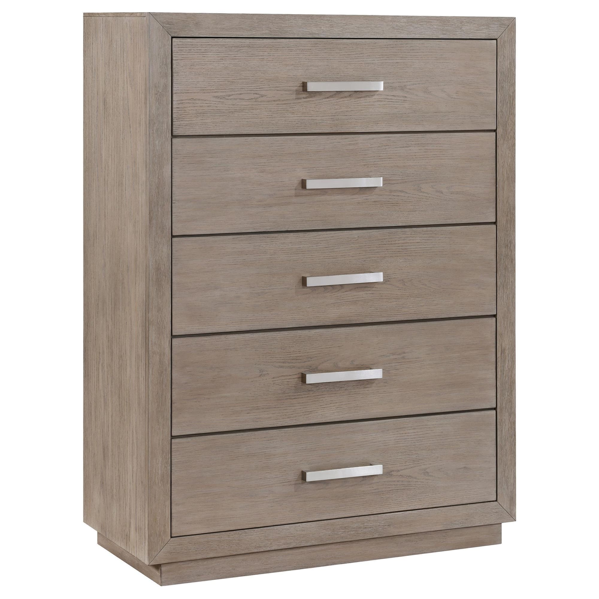 Kenora 5-drawer Bedroom Chest Barley Brown - Image 1
