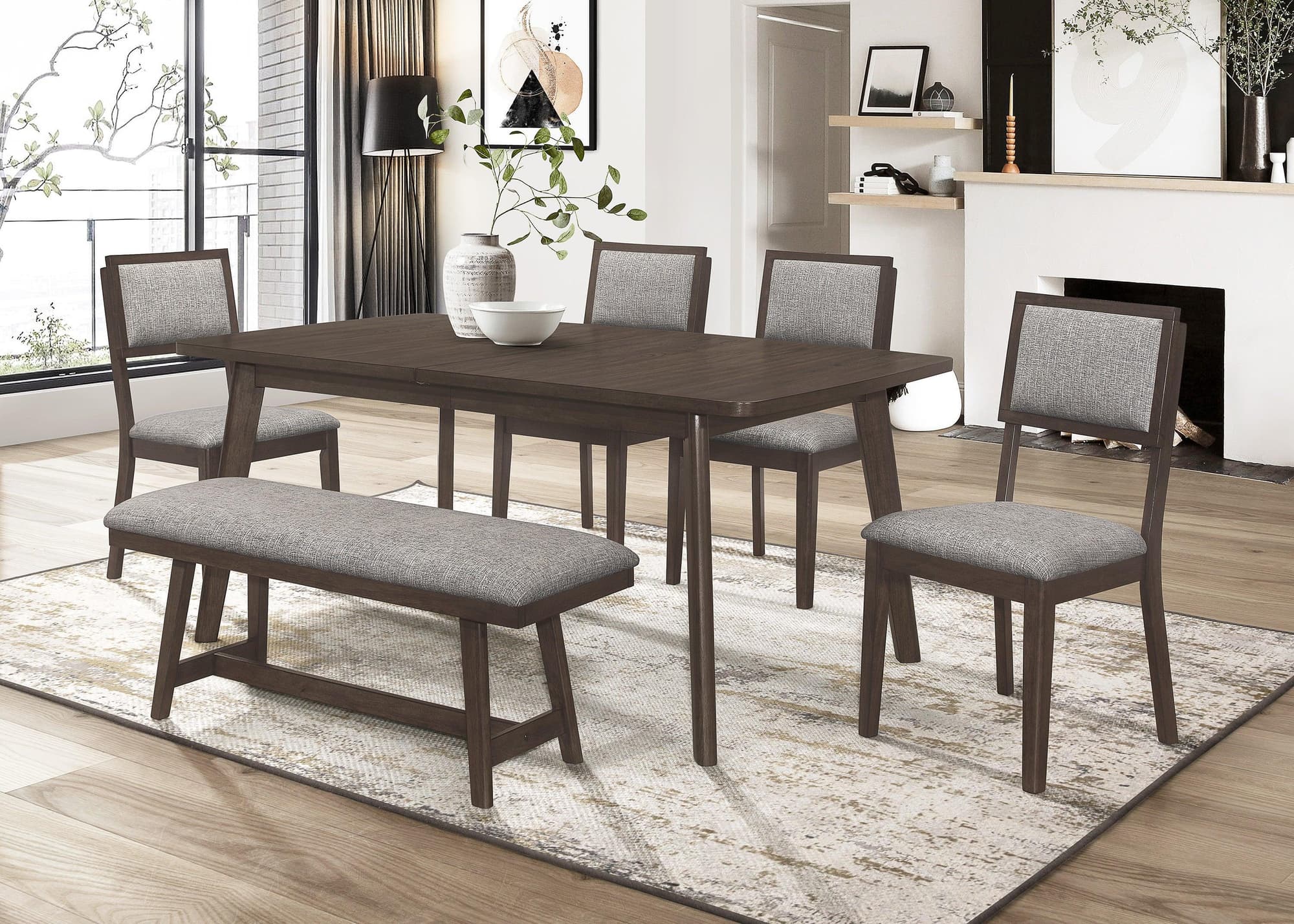 Ember Brown Dining Room Set - Image 1