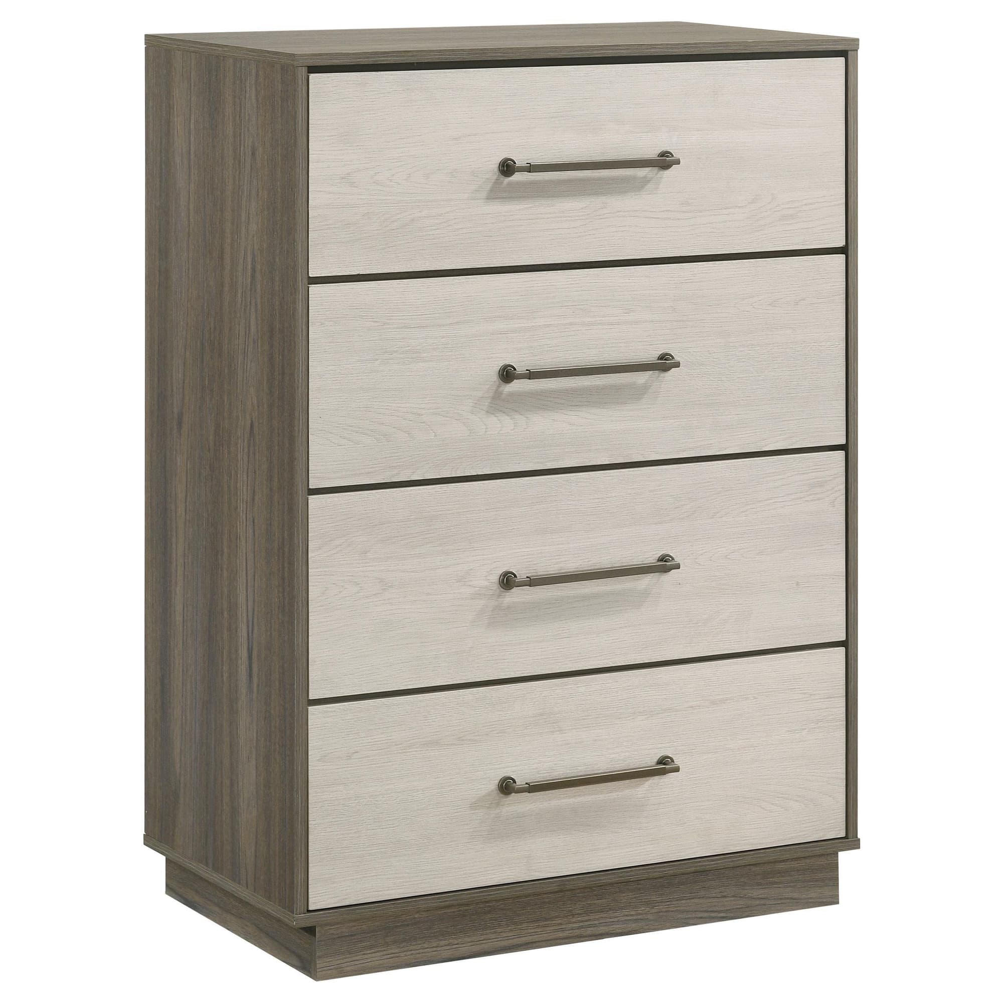 Fenwick 4-drawer Chest of Drawers Gray Oak 224985 - Image 1