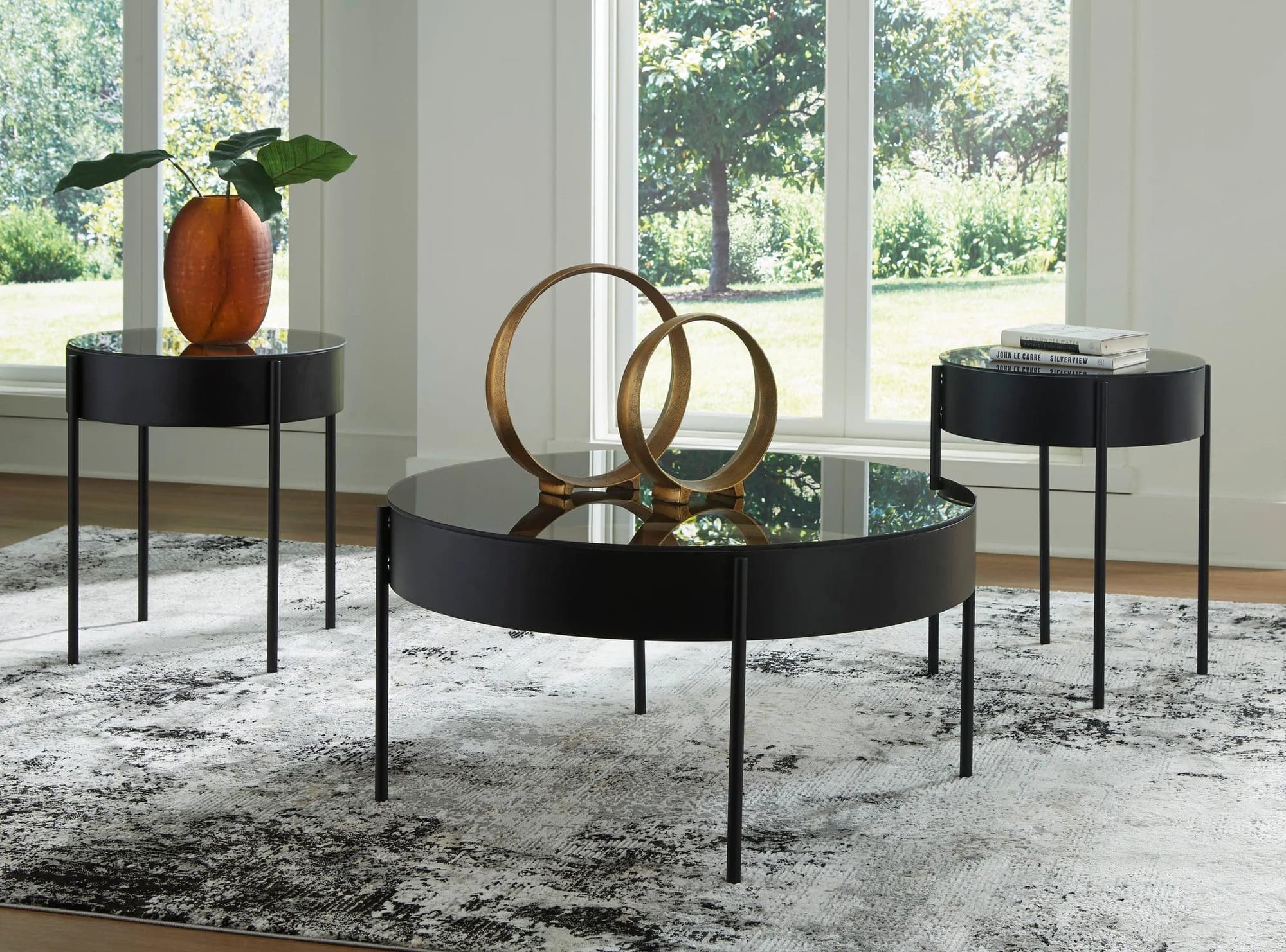 Hom Black Occasional Table Set - Image 1