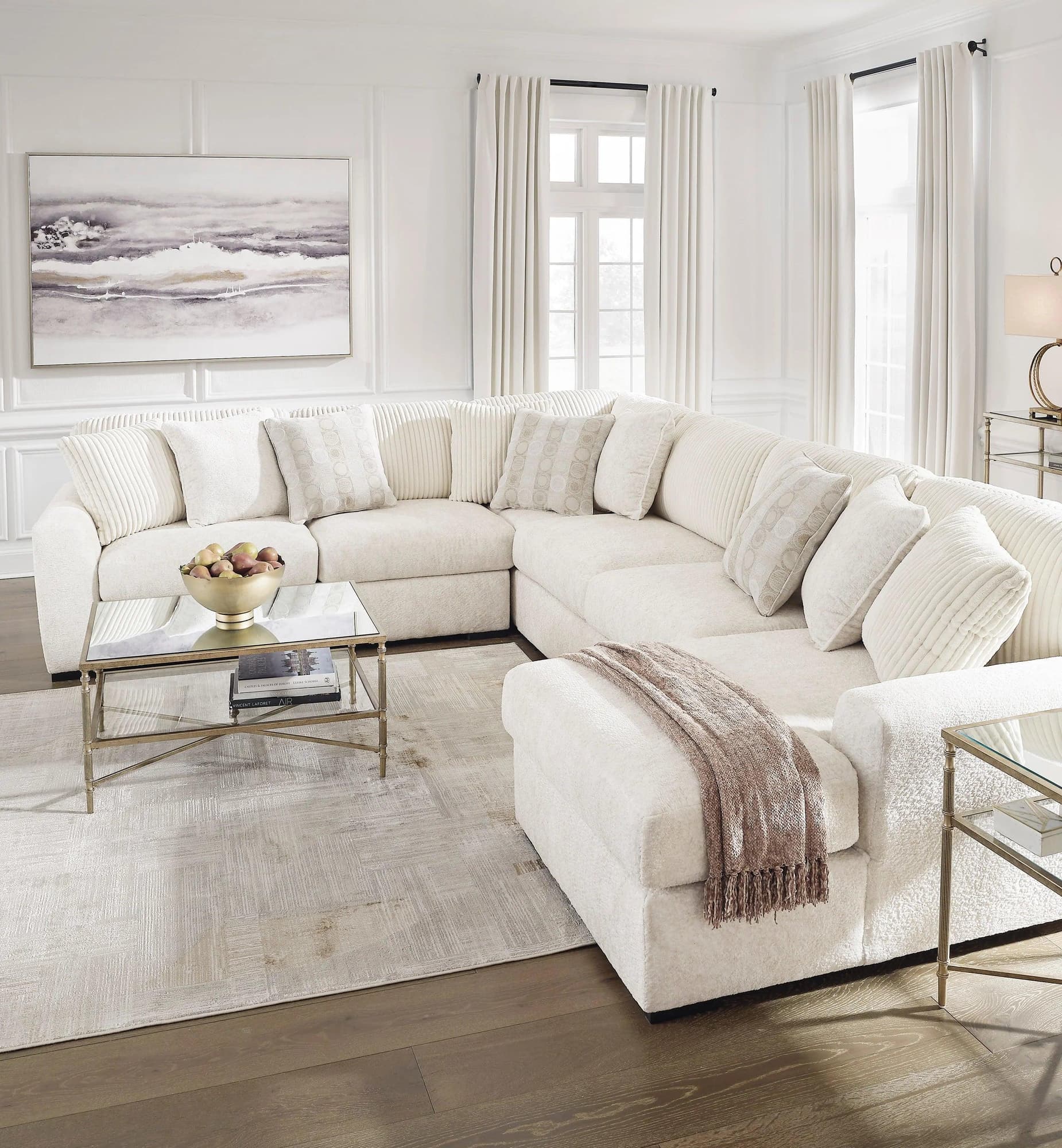 Chessington Ivory Oversized Sectional - Image 1