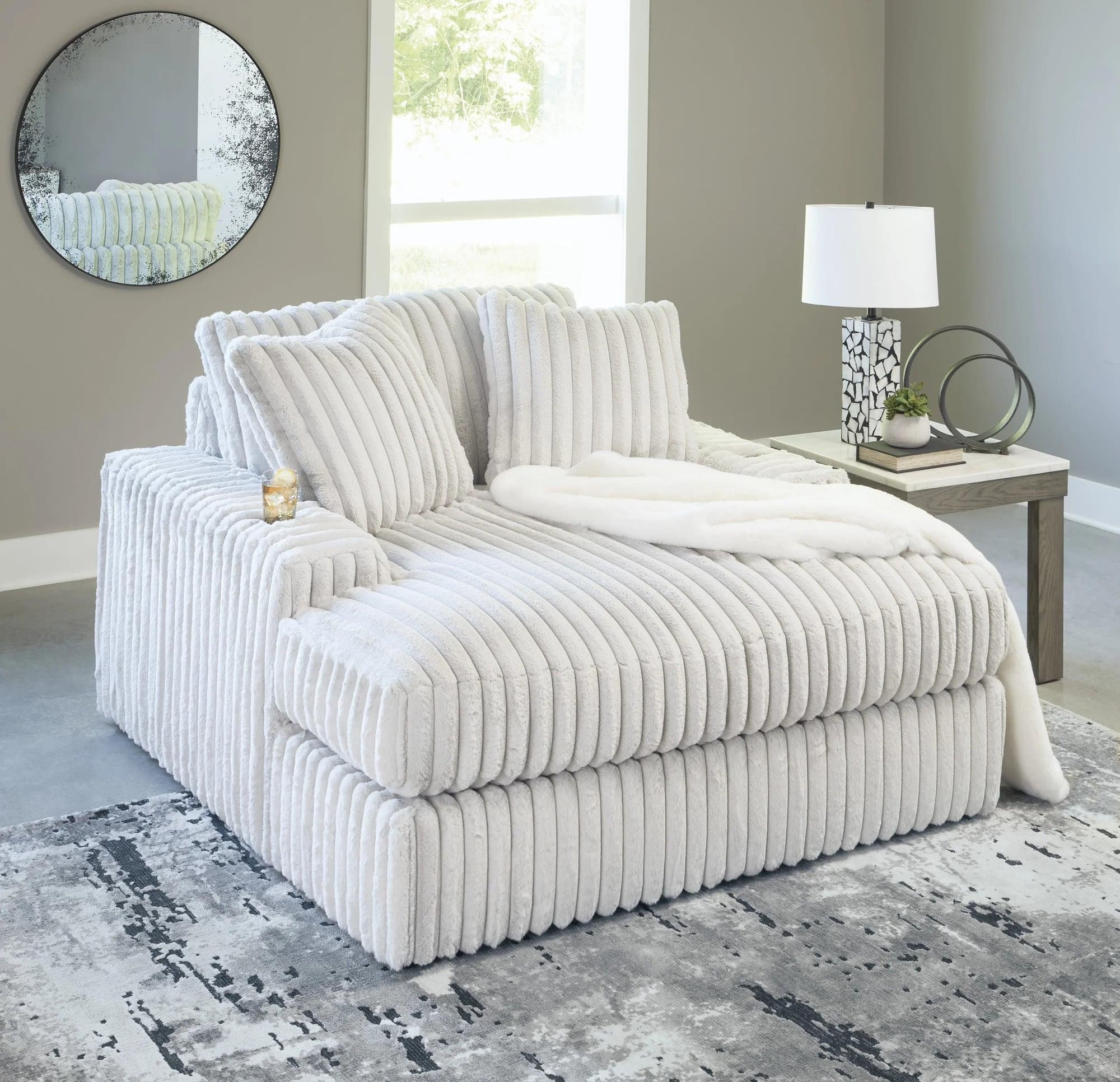 Stupendous Alloy Velvet Chaise - Image 1