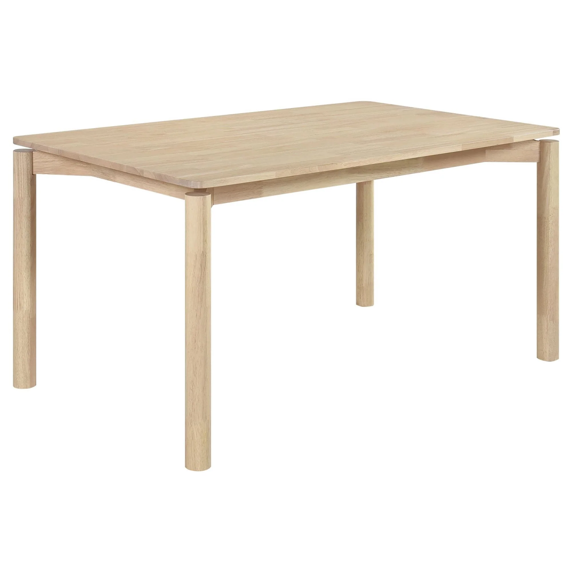 Parkridge 59-inch Rectangular Dining Table White Washed - Image 1