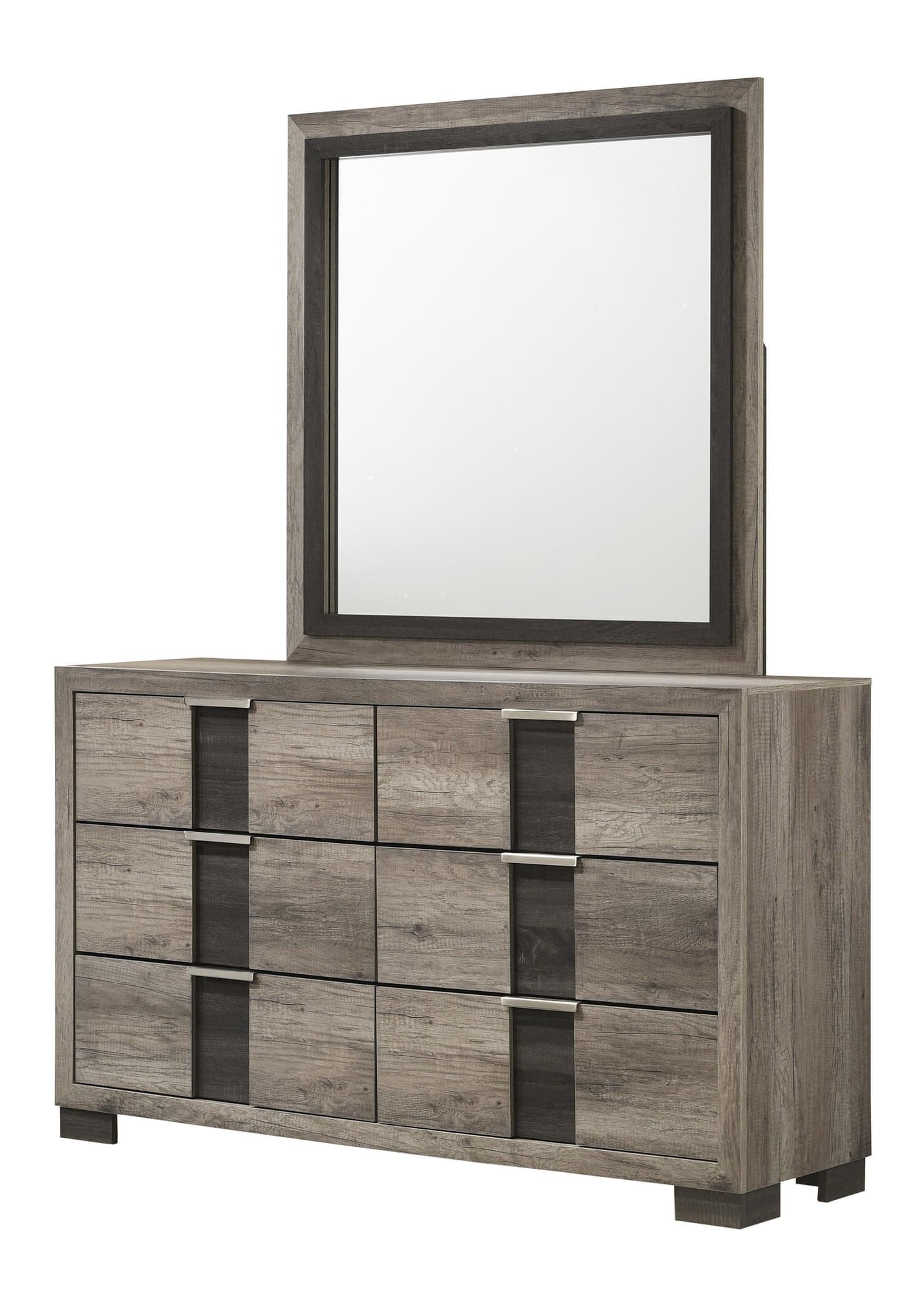 Rangley Dresser Gray 6 Drawers - Image 1