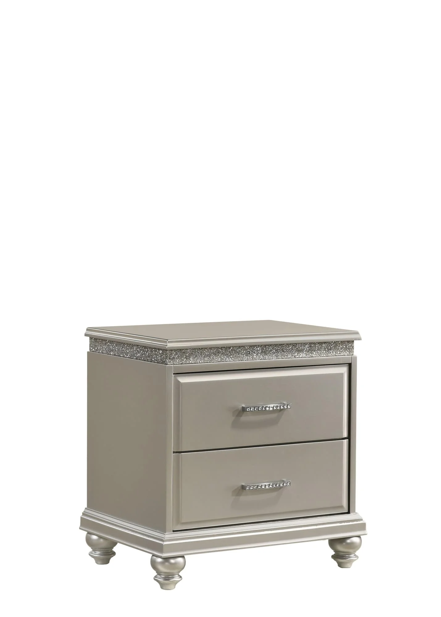 Valiant Nightstand Champagne 2 Drawers - Image 1