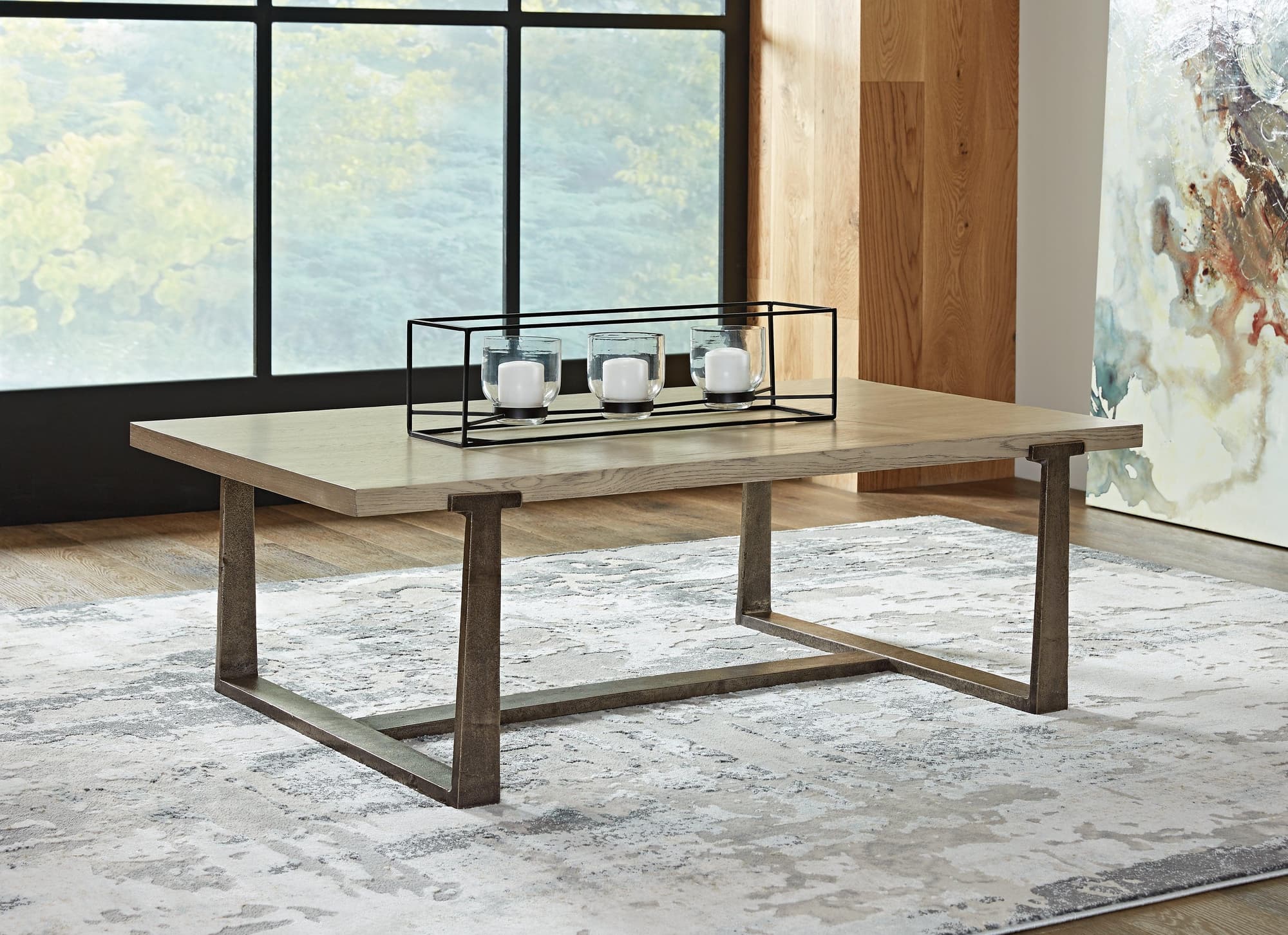 Dalenville Gray Coffee Table - Image 1