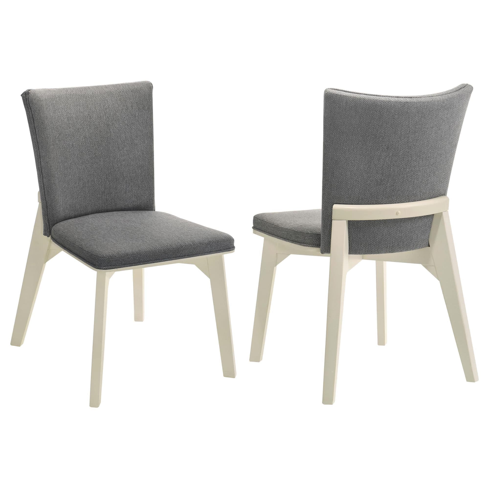 Biloxi Upholstered Dining Side Chair Gray (Set of 2) - Image 1