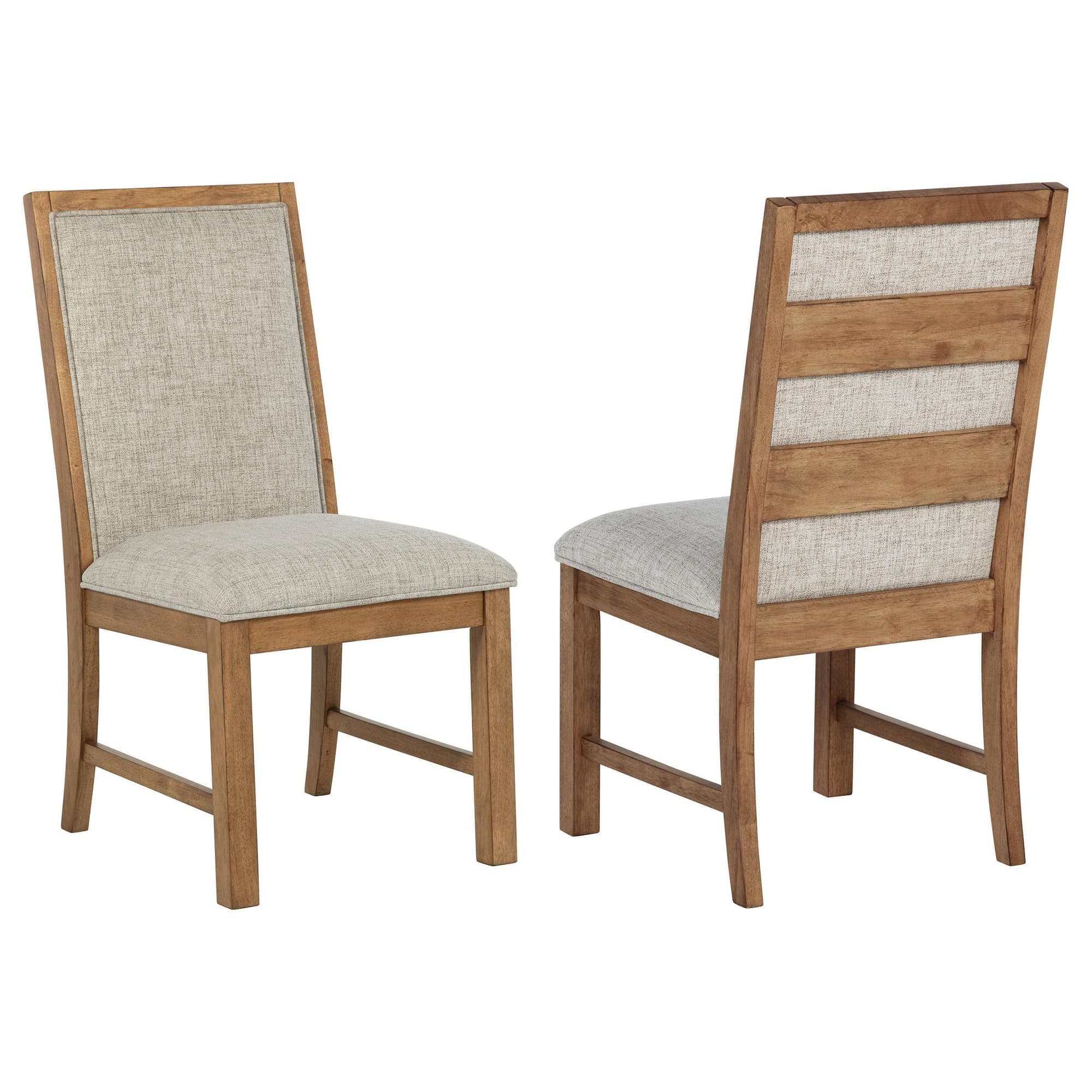 Bruner Upholstered Dining Side Chair Brown (Set of 2) - Image 1