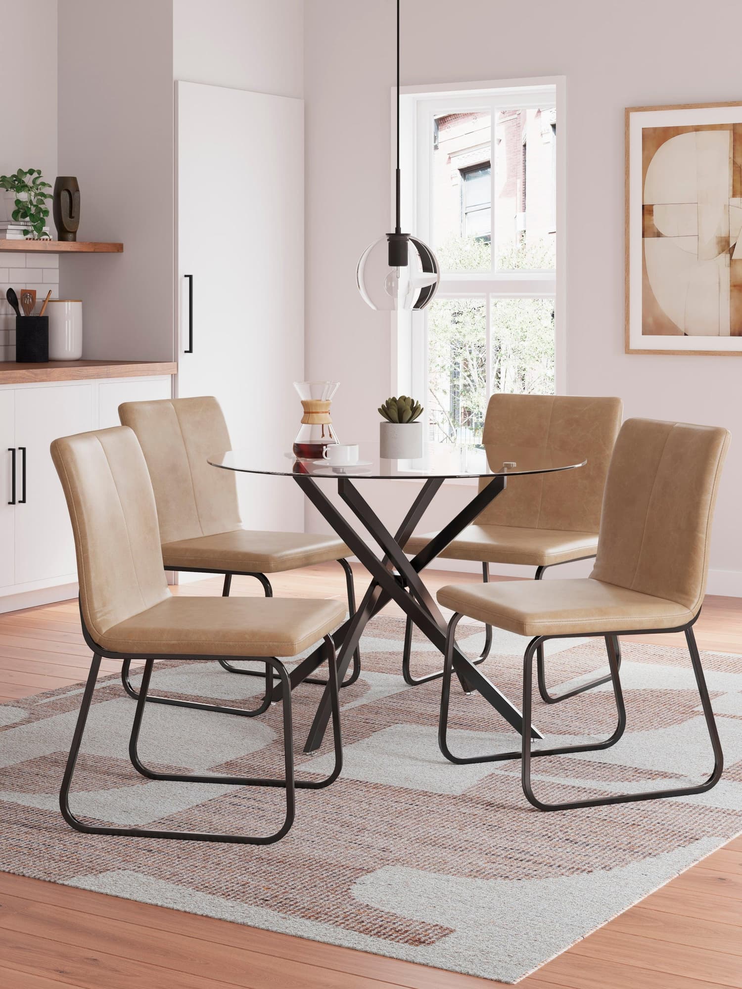 Pharwynn Toast Dining Room Set - Image 1