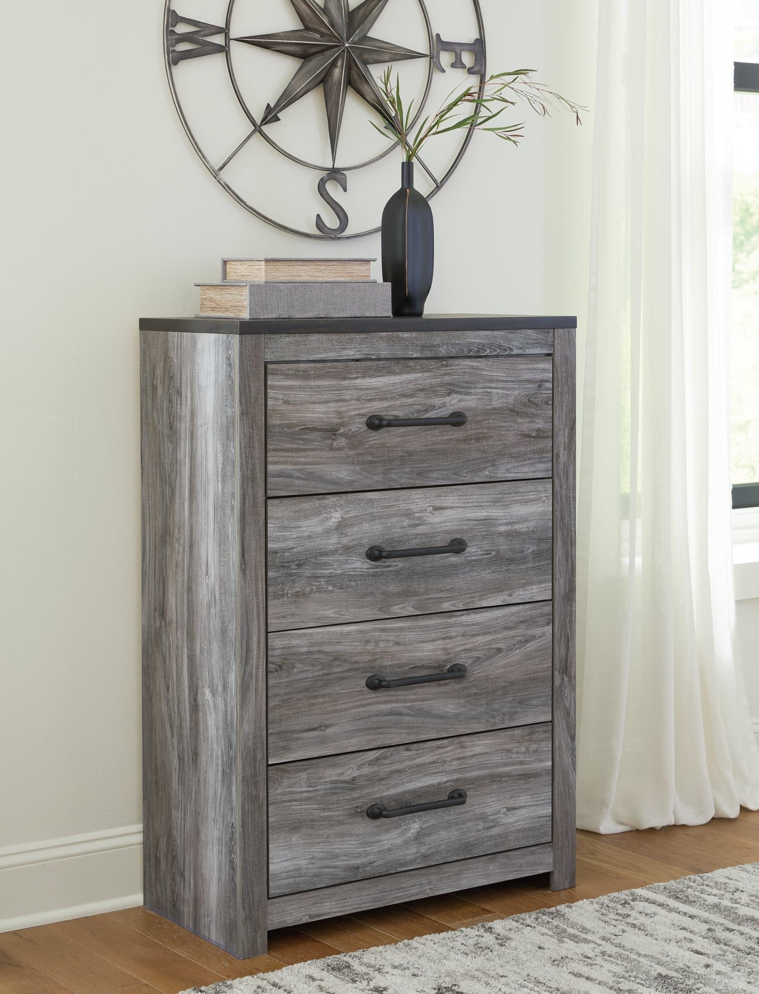 Bronyan Dark Gray Chest Of Drawers - Image 1