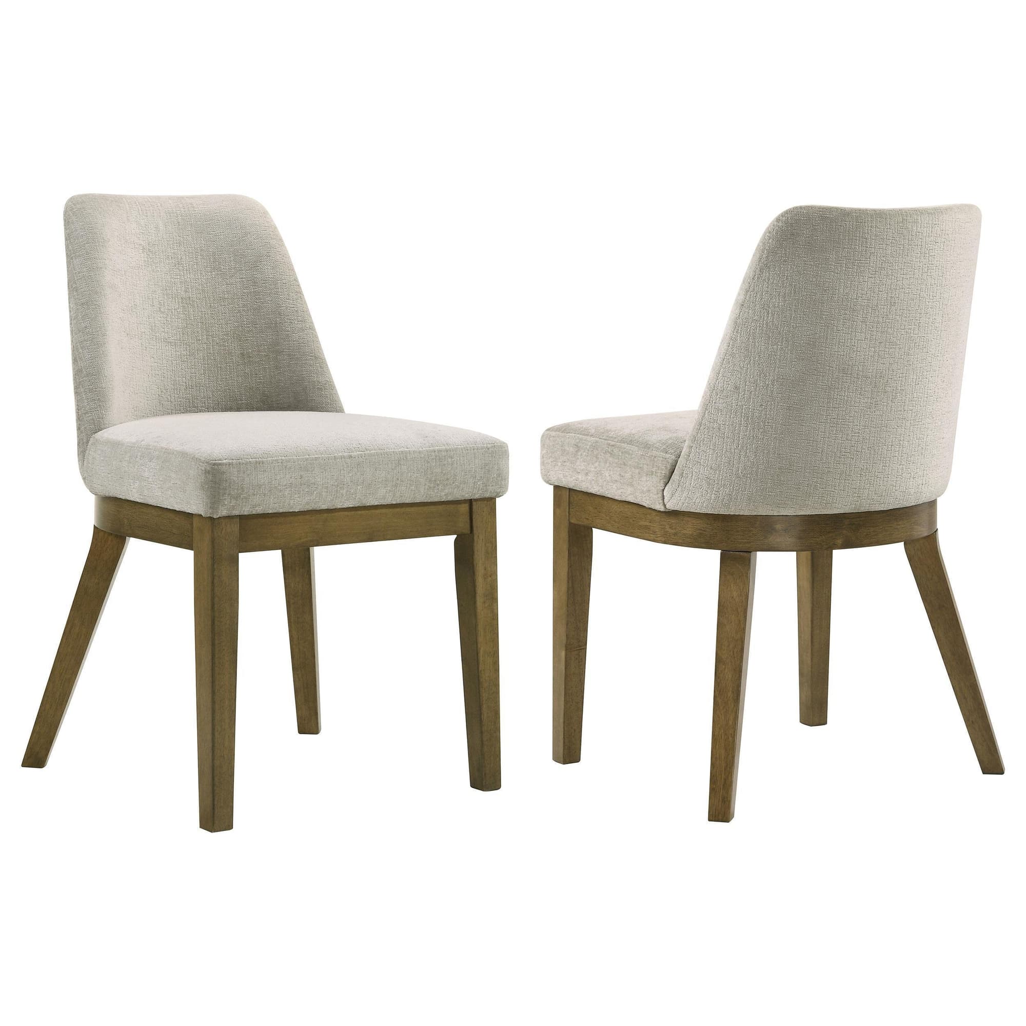 Castlewood Upholstered Dining Chair Brown Oak (Set of 2) - Image 1