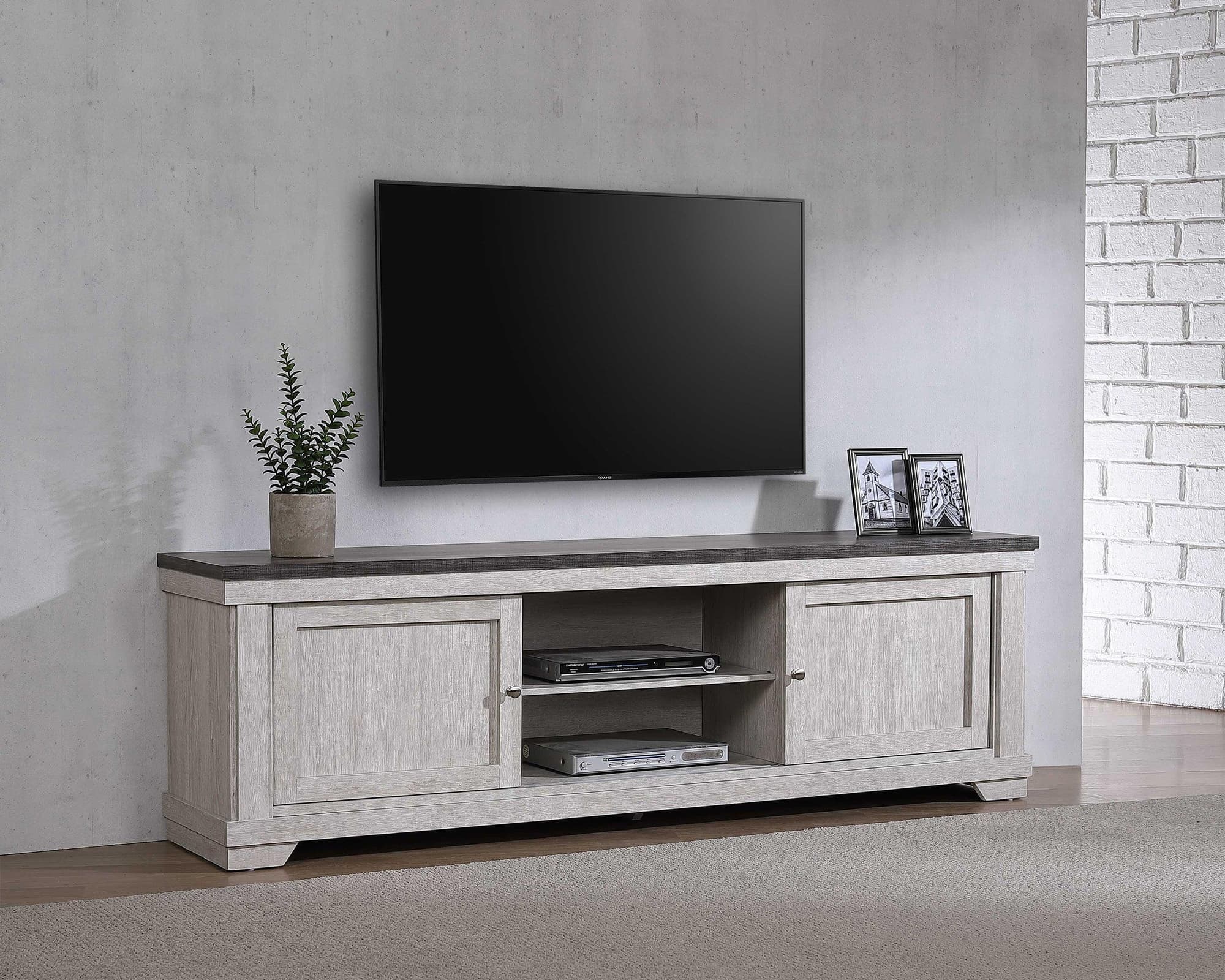 Leighton Light Gray TV Stand - Image 1