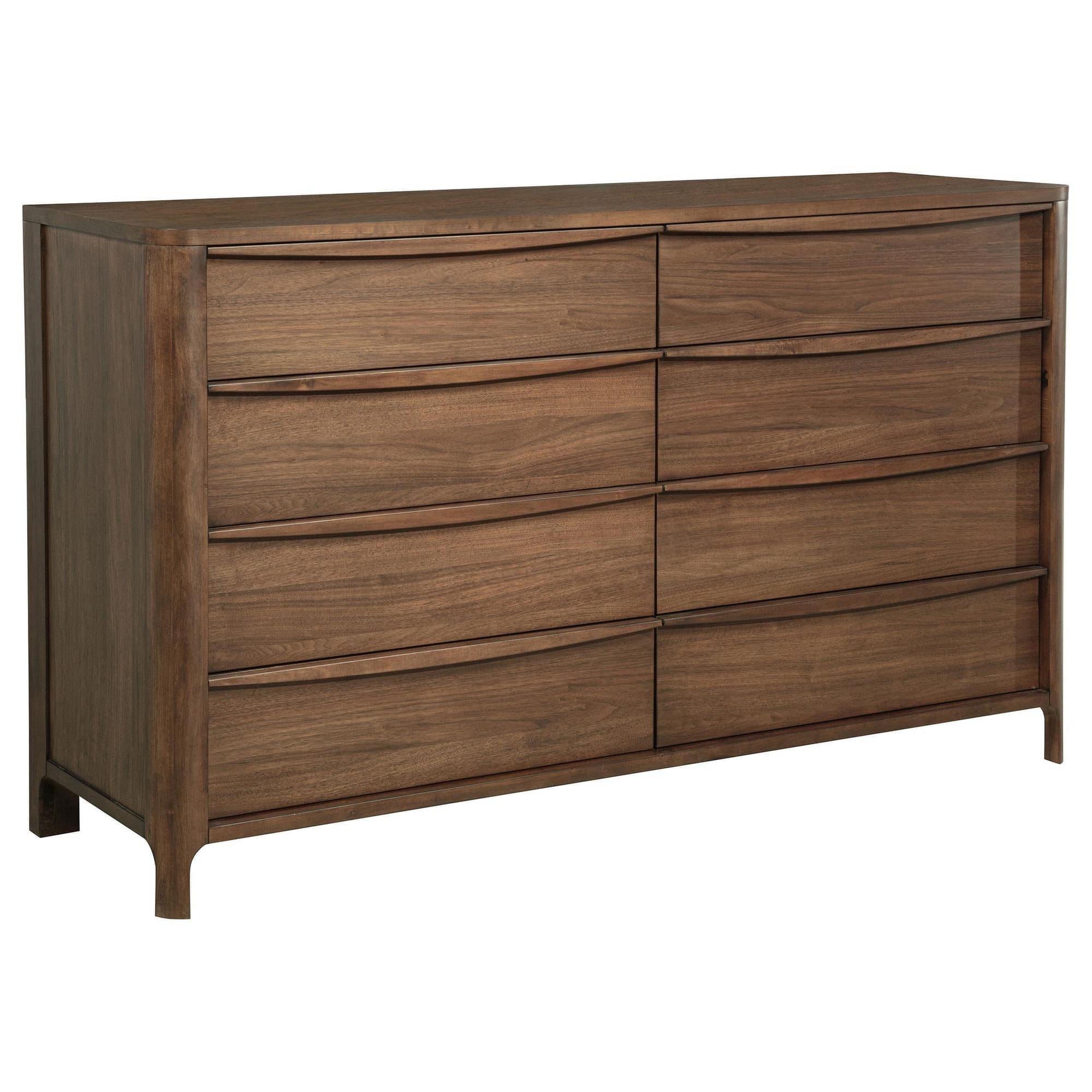 Maderia 8-drawer Dresser Cabinet Walnut - Image 1