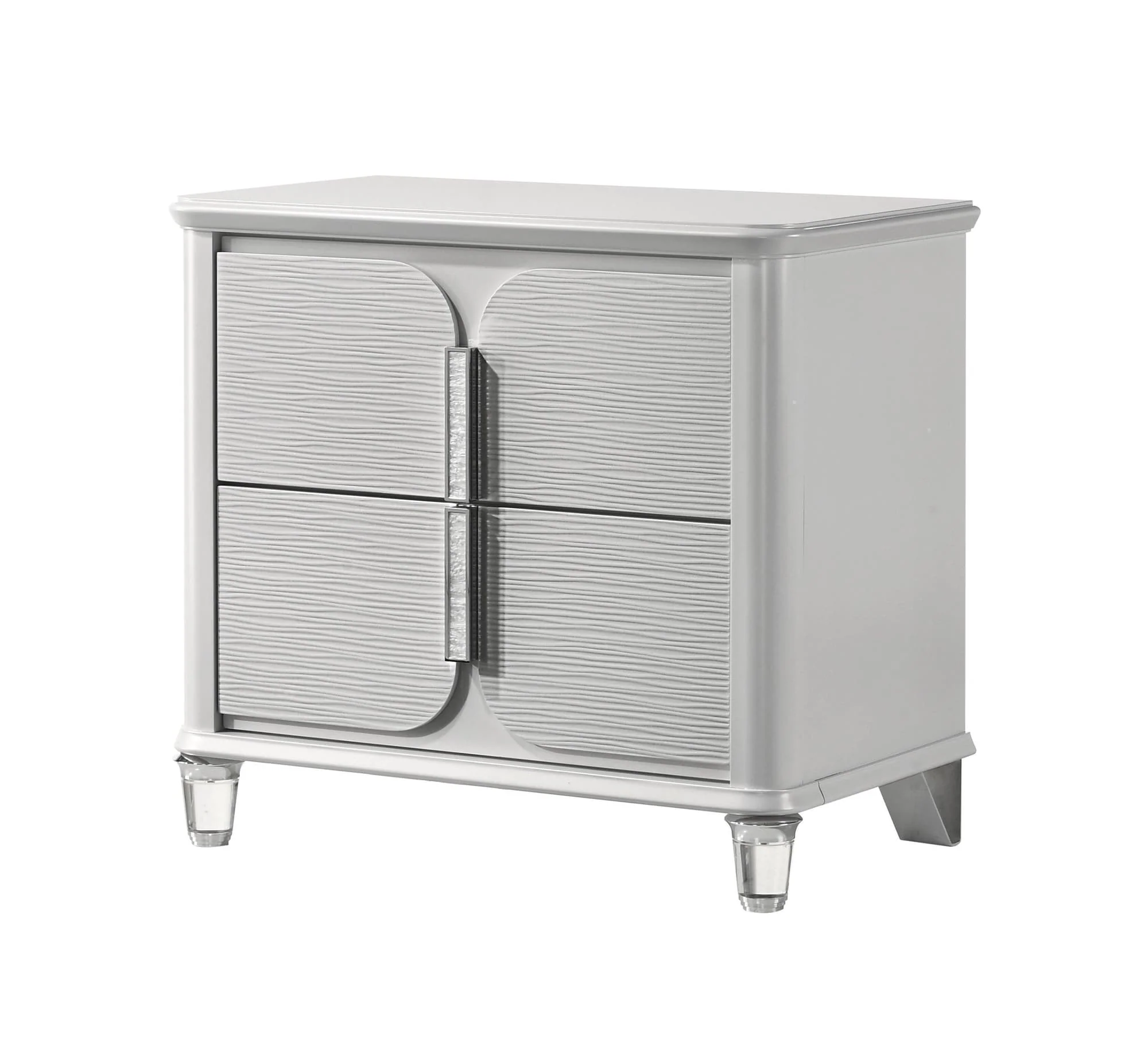 Vivian White Nightstand - Image 1