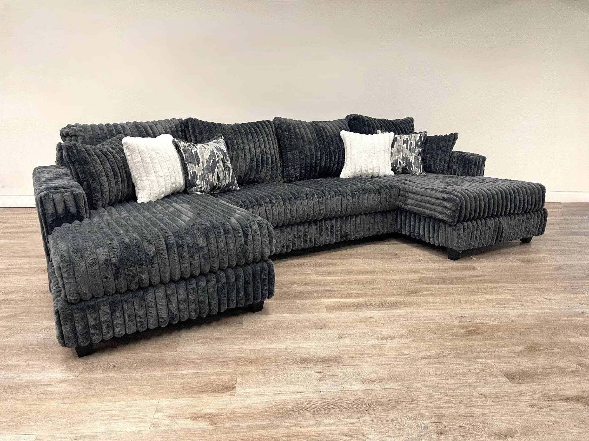 Fil Charcoal Sectional - Image 1