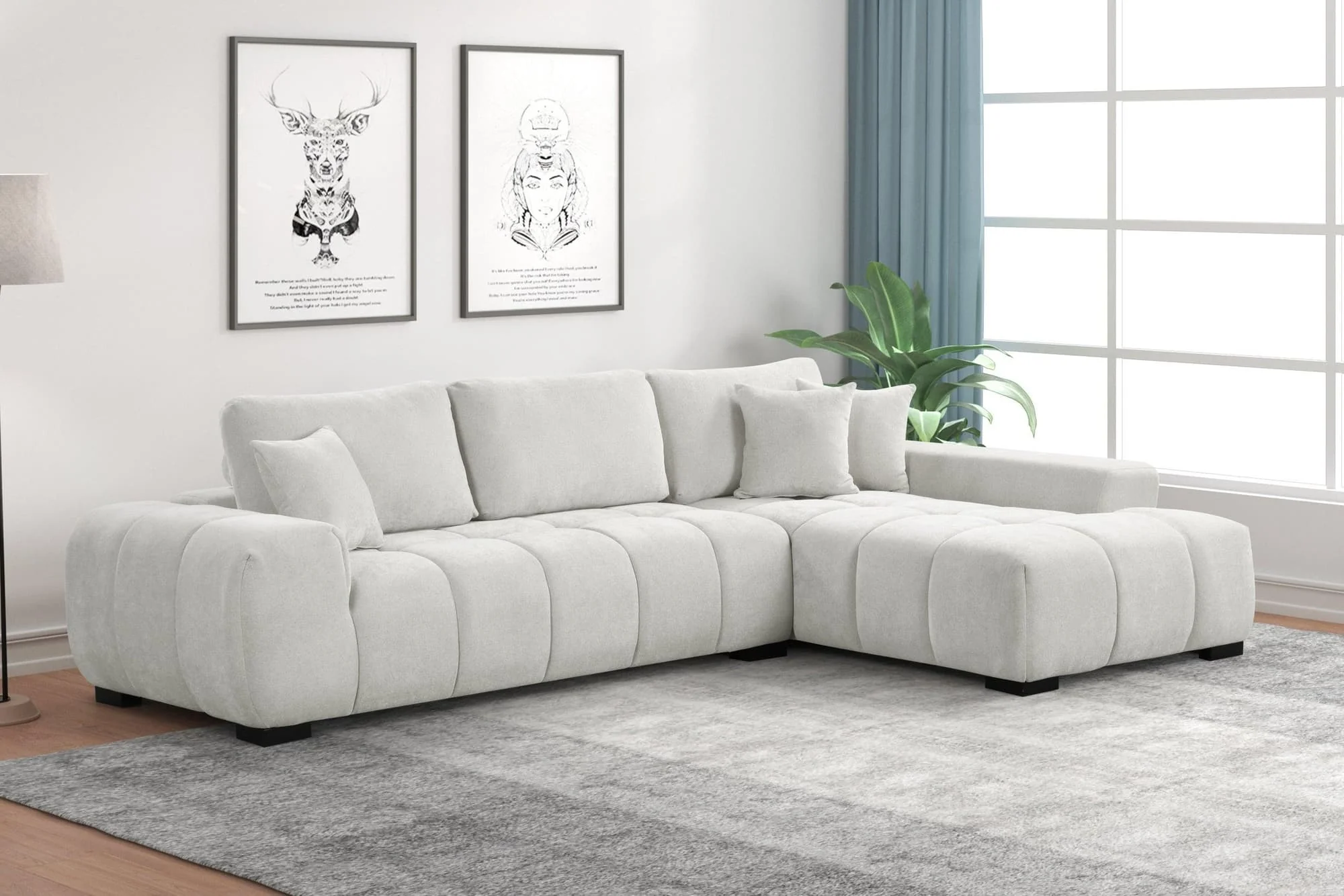 Manhattan Gray Sectional - Image 1
