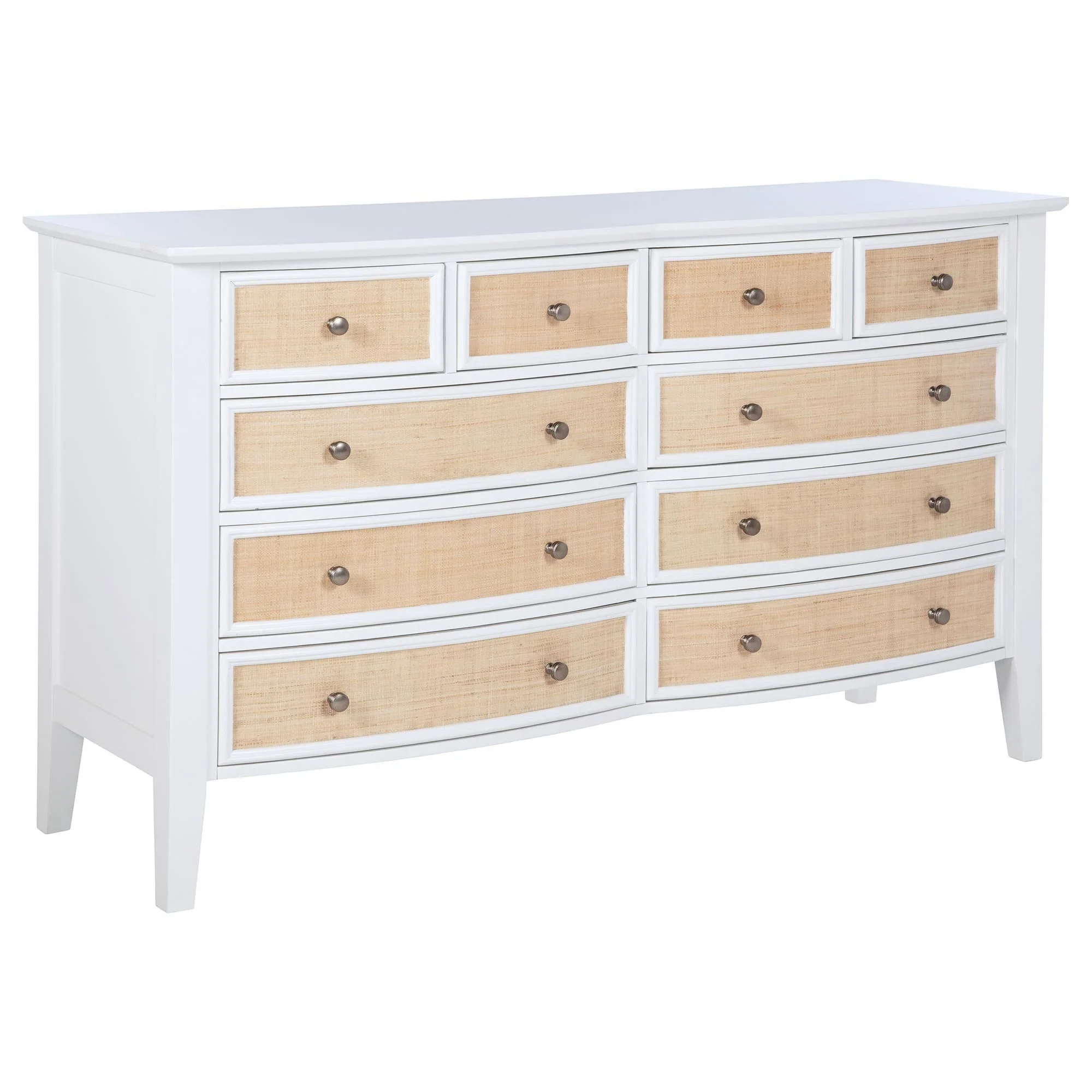 Bexhill 10-drawer Dresser Cabinet White - Image 1