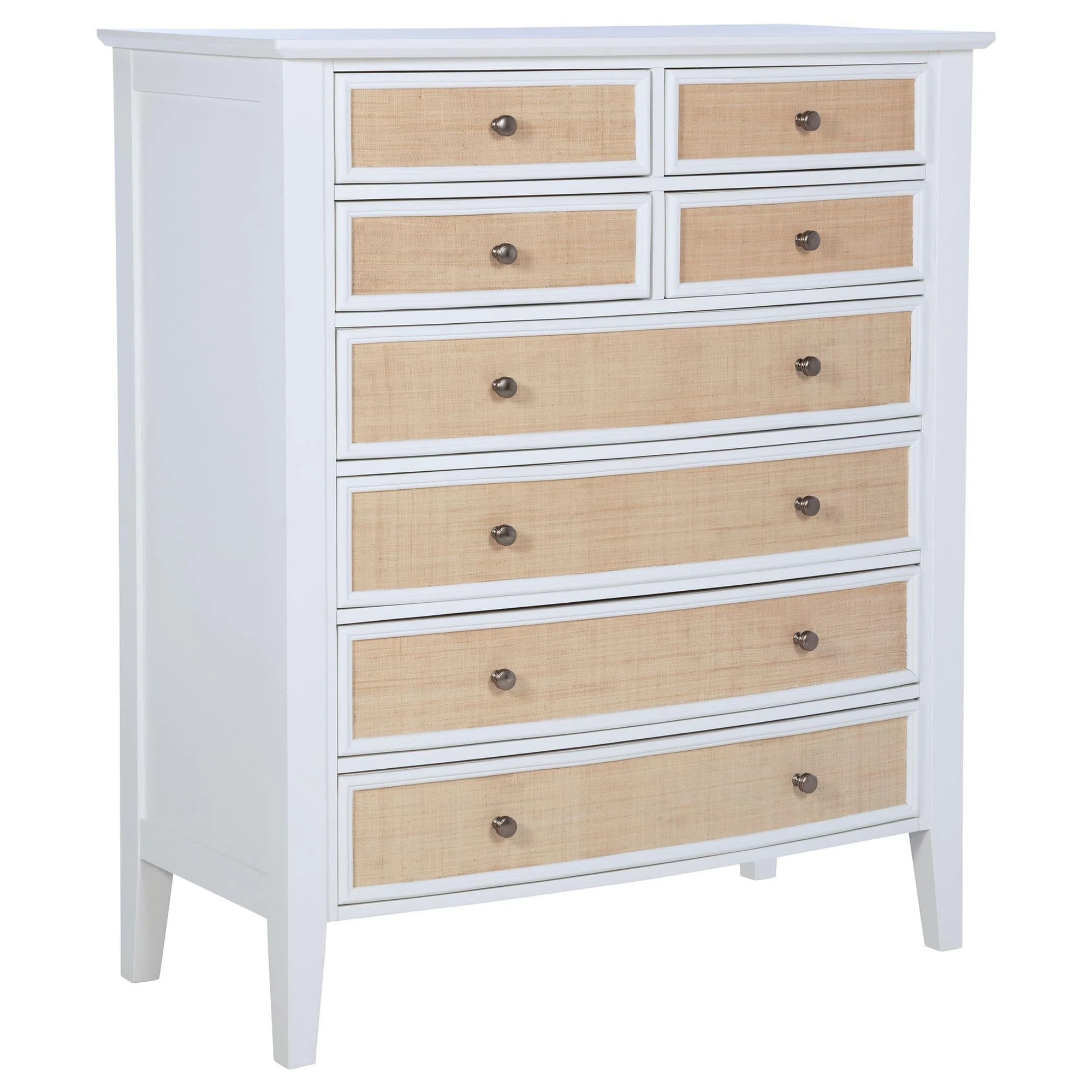 Bexhill 8-drawer Chest of Drawers White - Image 1