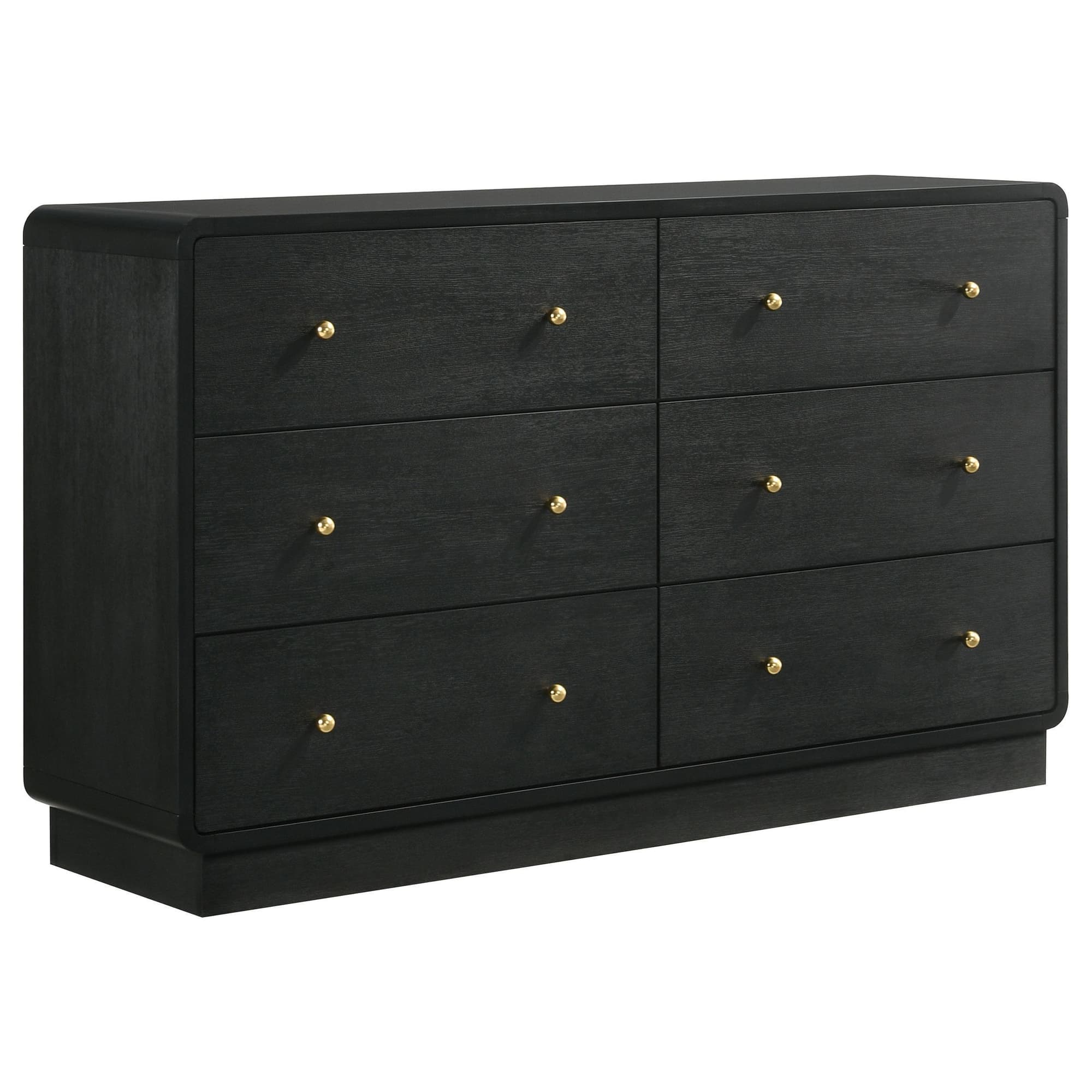 Cavelle 6-drawer Dresser Cabinet Black - Image 1