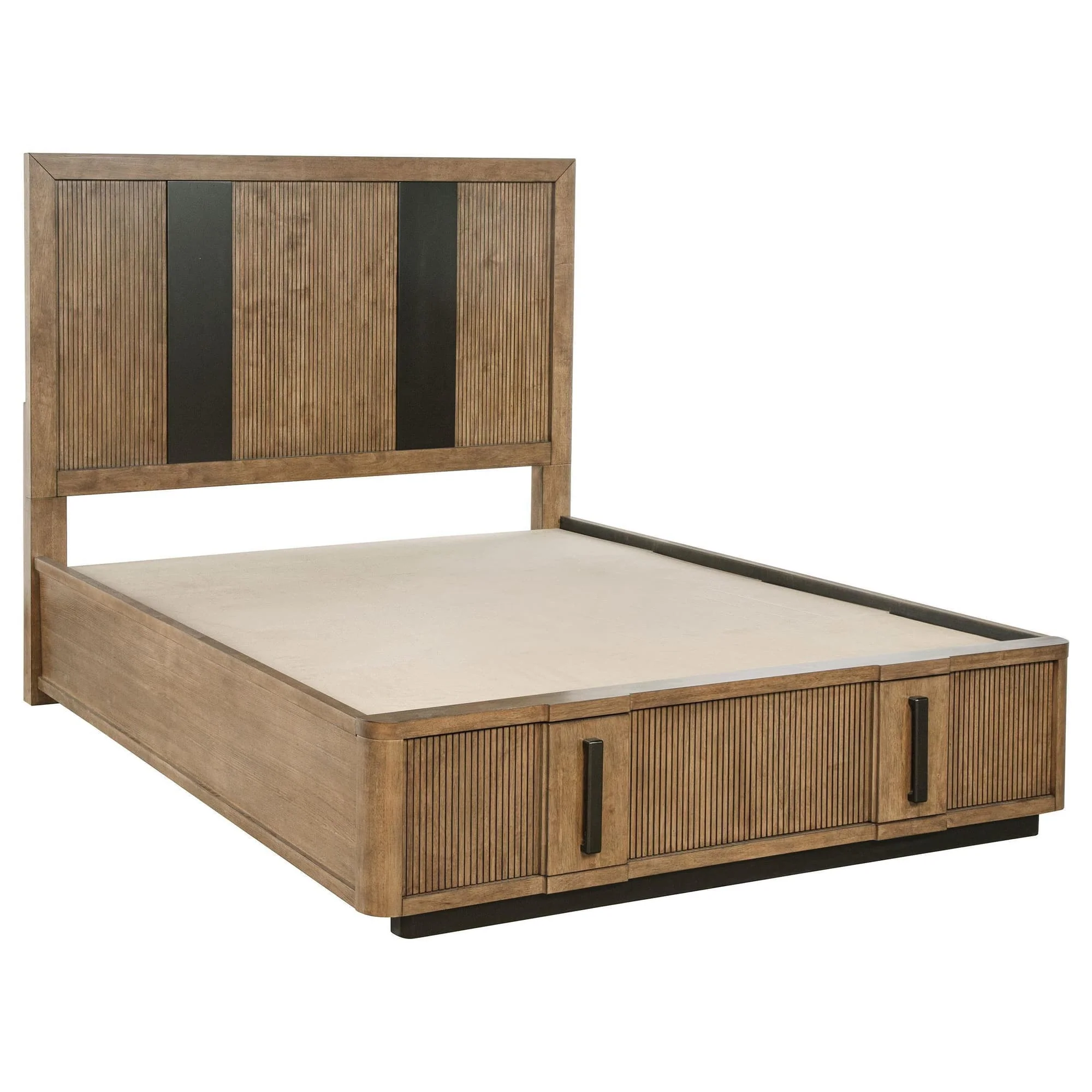 Terrace 2-drawer Queen Storage Bed Ash Brown - Image 1