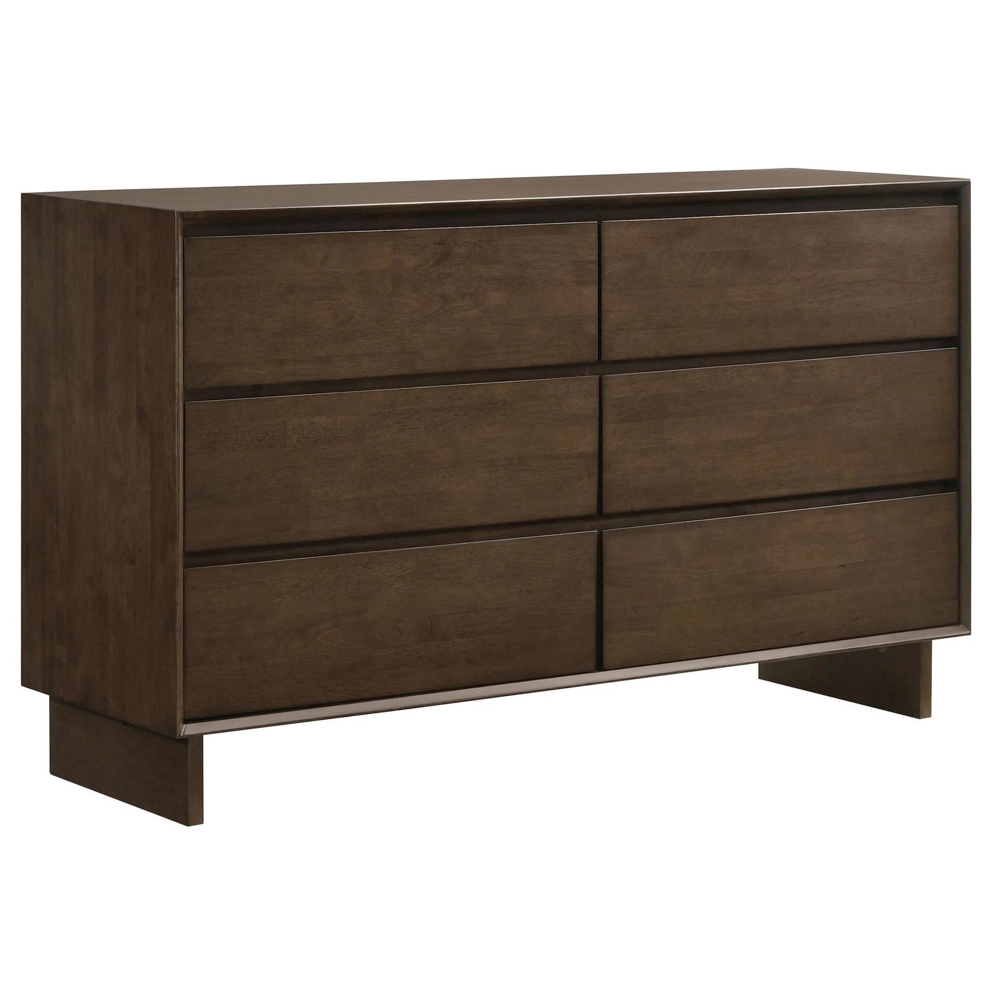 Glenwood 6-drawer Dresser Cabinet Warm Brown - Image 1