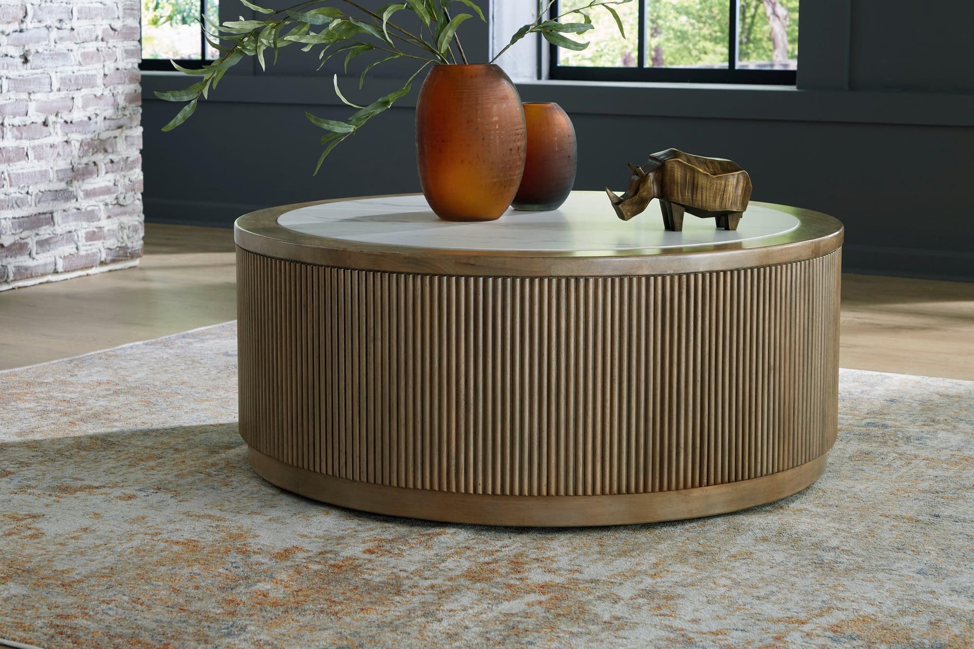 Tilda Brown Cocktail Table - Image 1