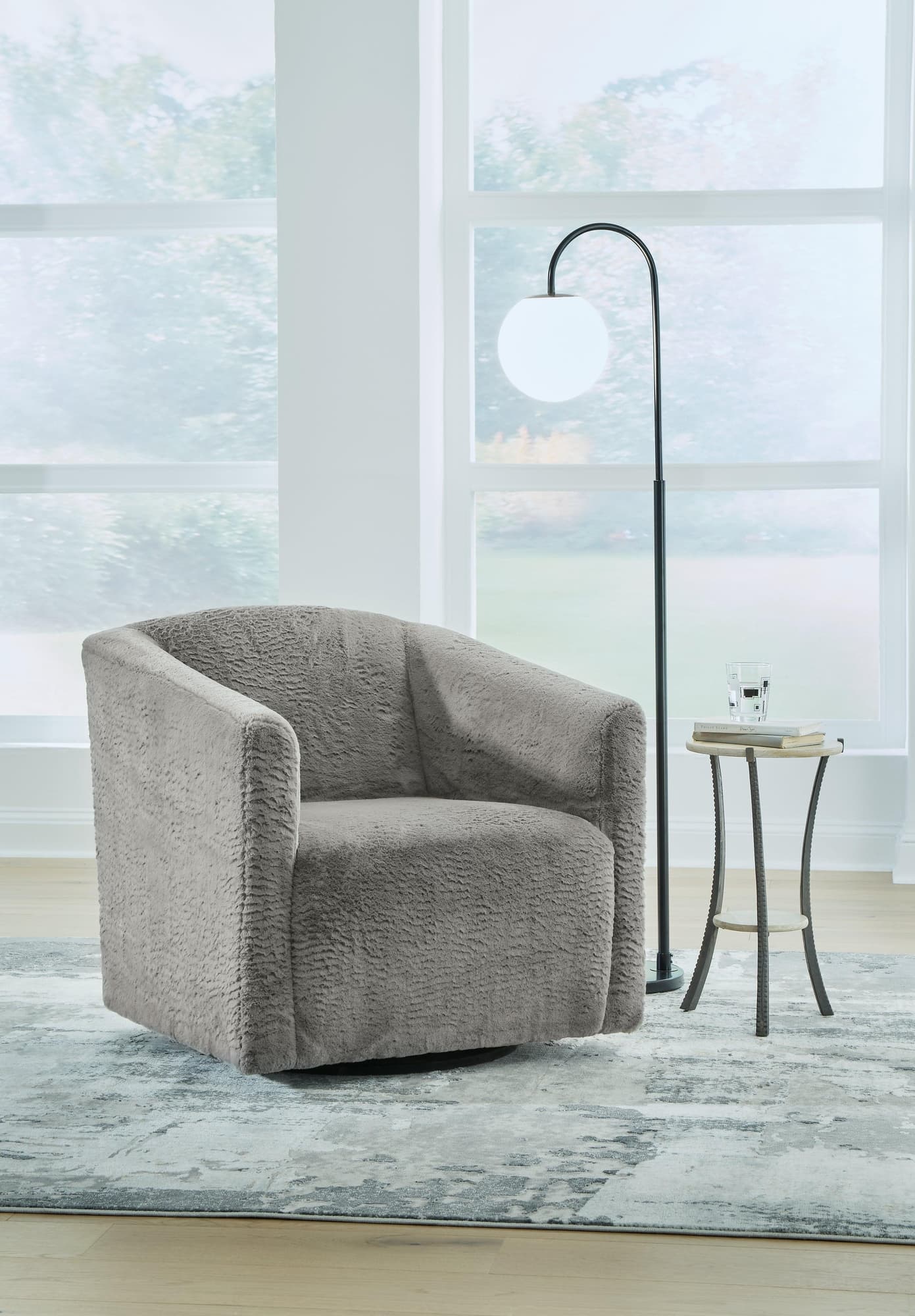 Bramner Charcoal Accent Chair - Image 1