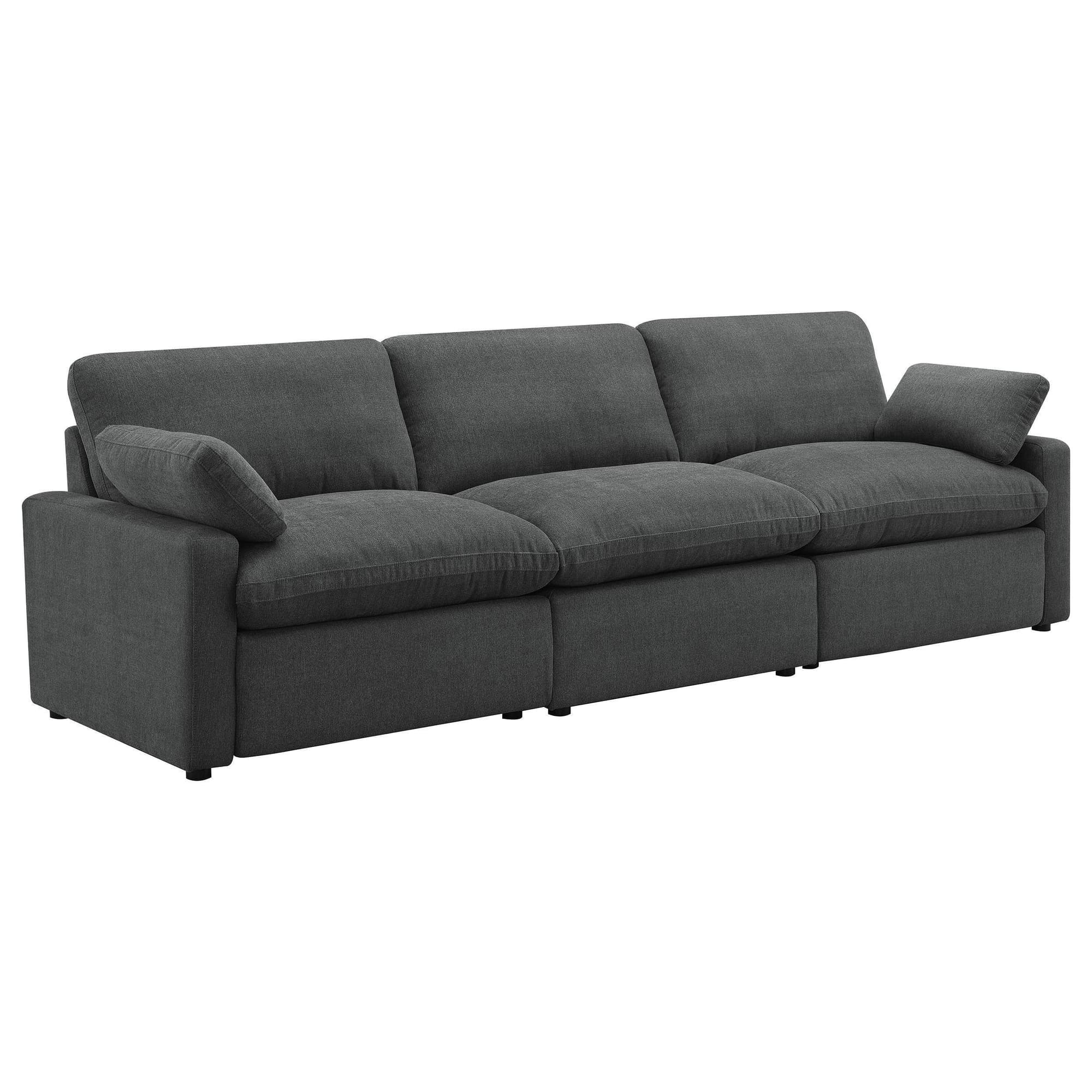 Collins Modular Power Sofa Dark Grey - Image 1