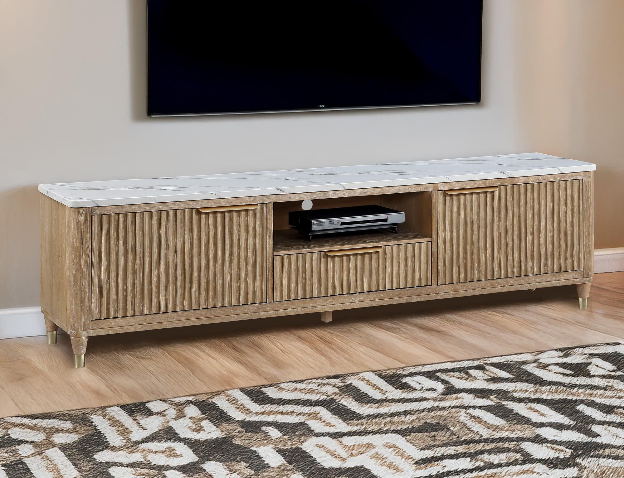Kara Natural TV Stand - Image 1