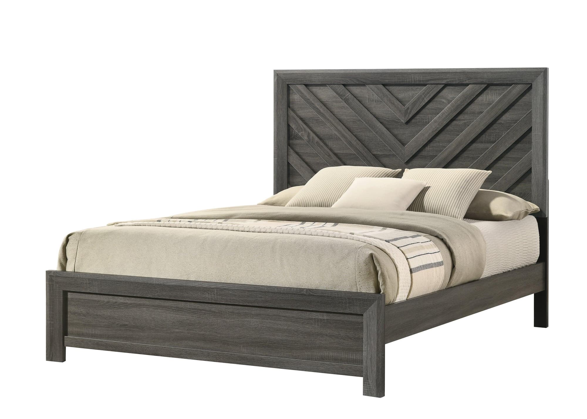 Valor Gray Panel King Bed - Image 1