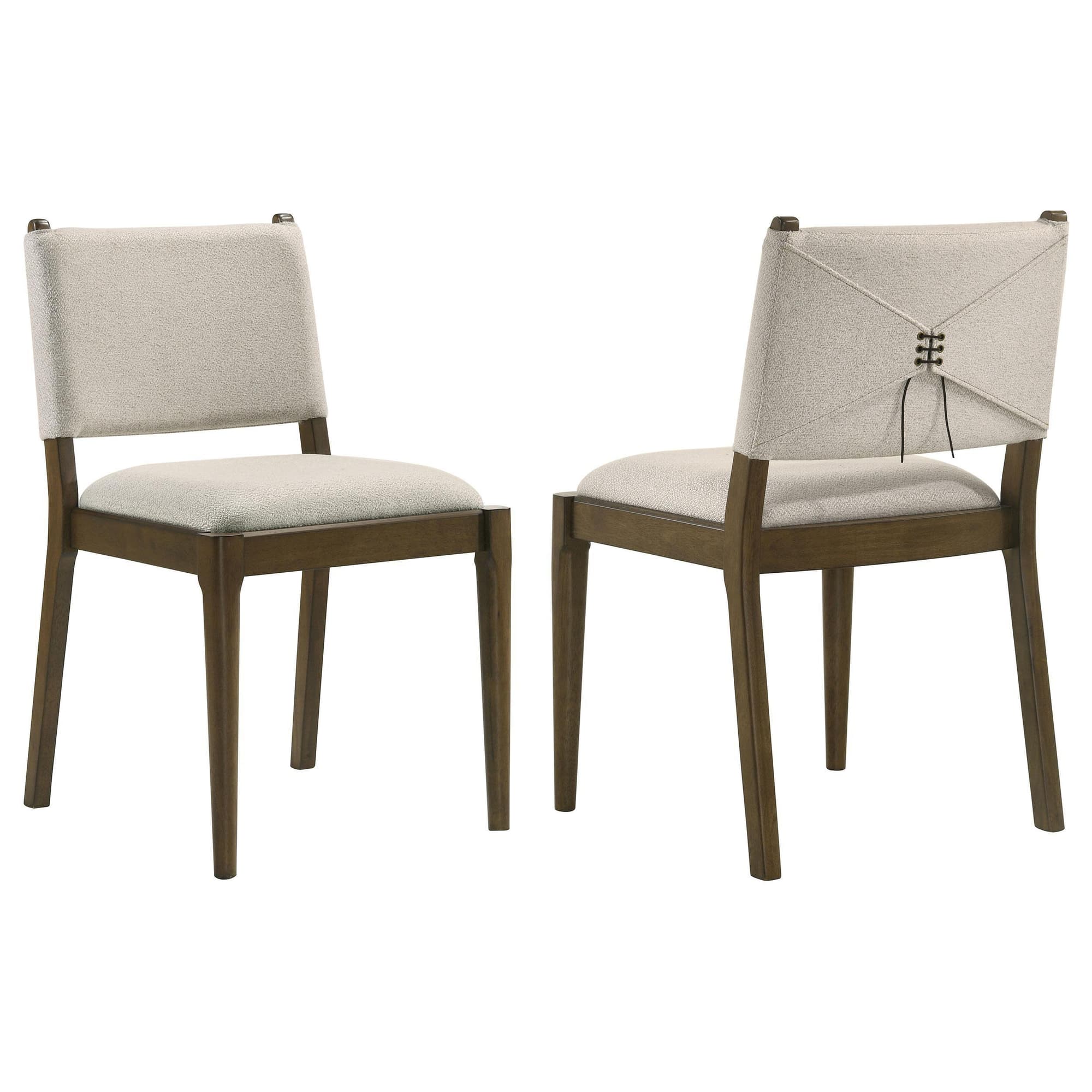 Ottowa Upholstered Dining Side Chair Brown (Set of 2) - Image 1