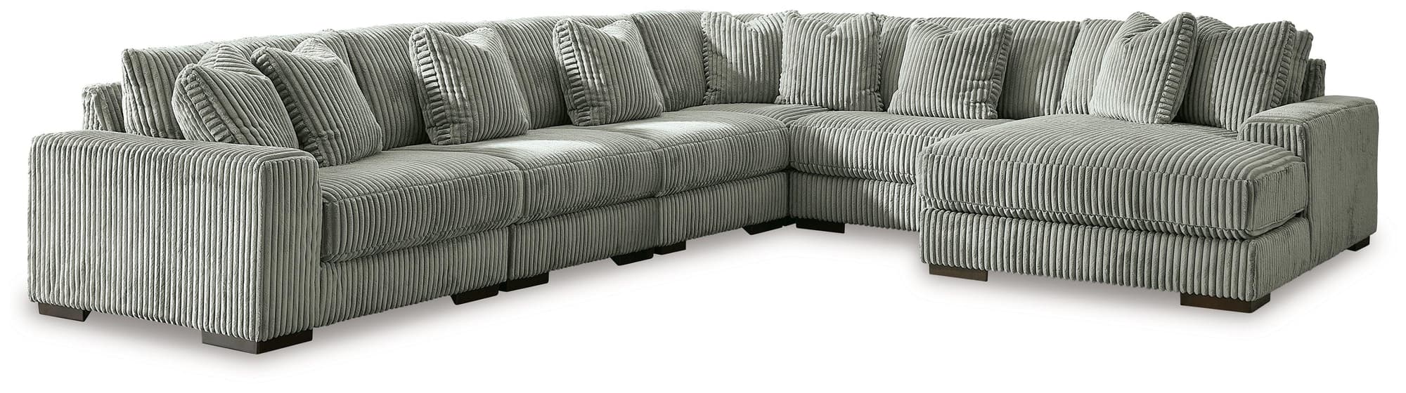 Lindyn Fog 6-Piece Sectional With Chaise - Image 1