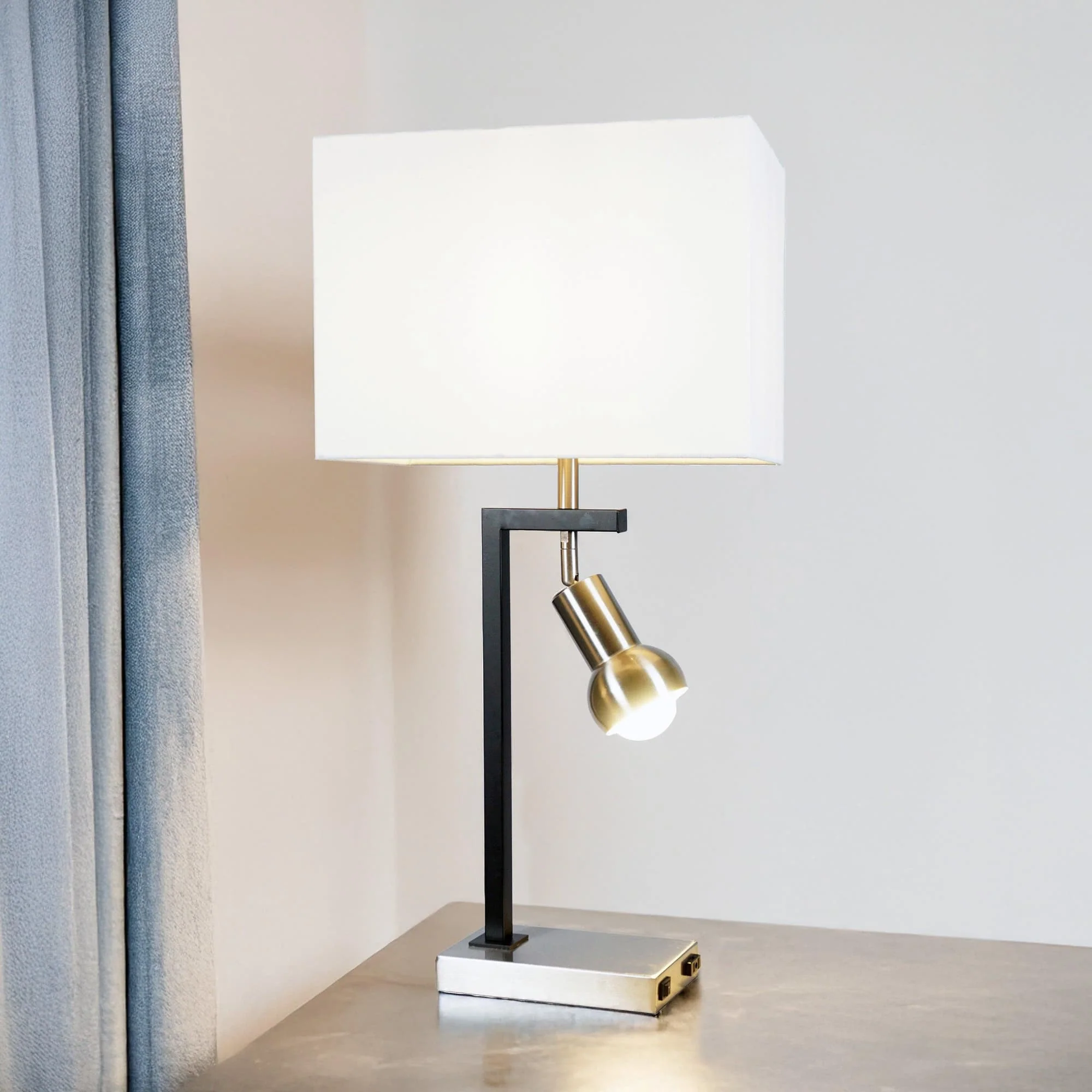 Sito Black Gold Table Lamp - Image 1