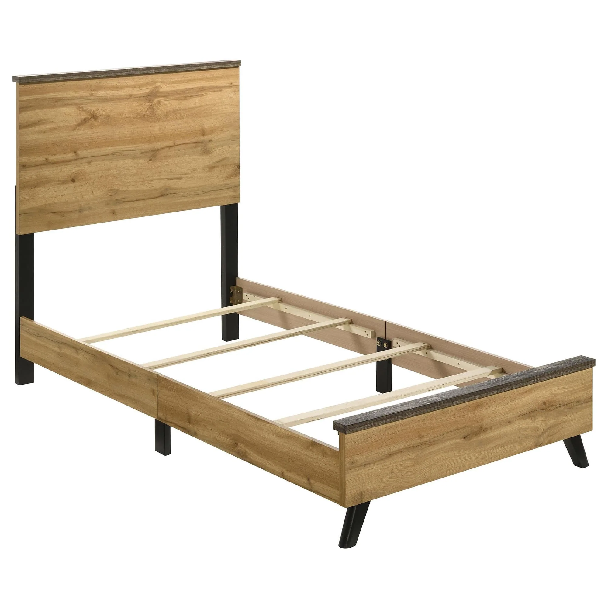 Kaywood 52-inch Twin Panel Bed Natural Pine - Image 1