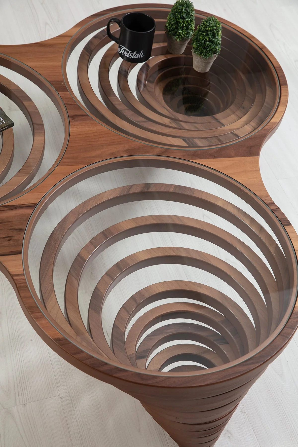Olga Walnut Coffee Table - Image 3
