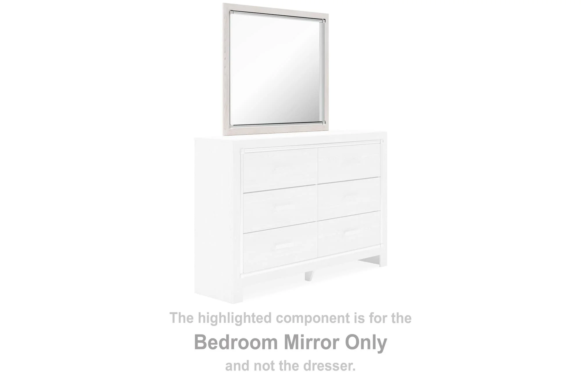 Altyra White Bedroom Mirror