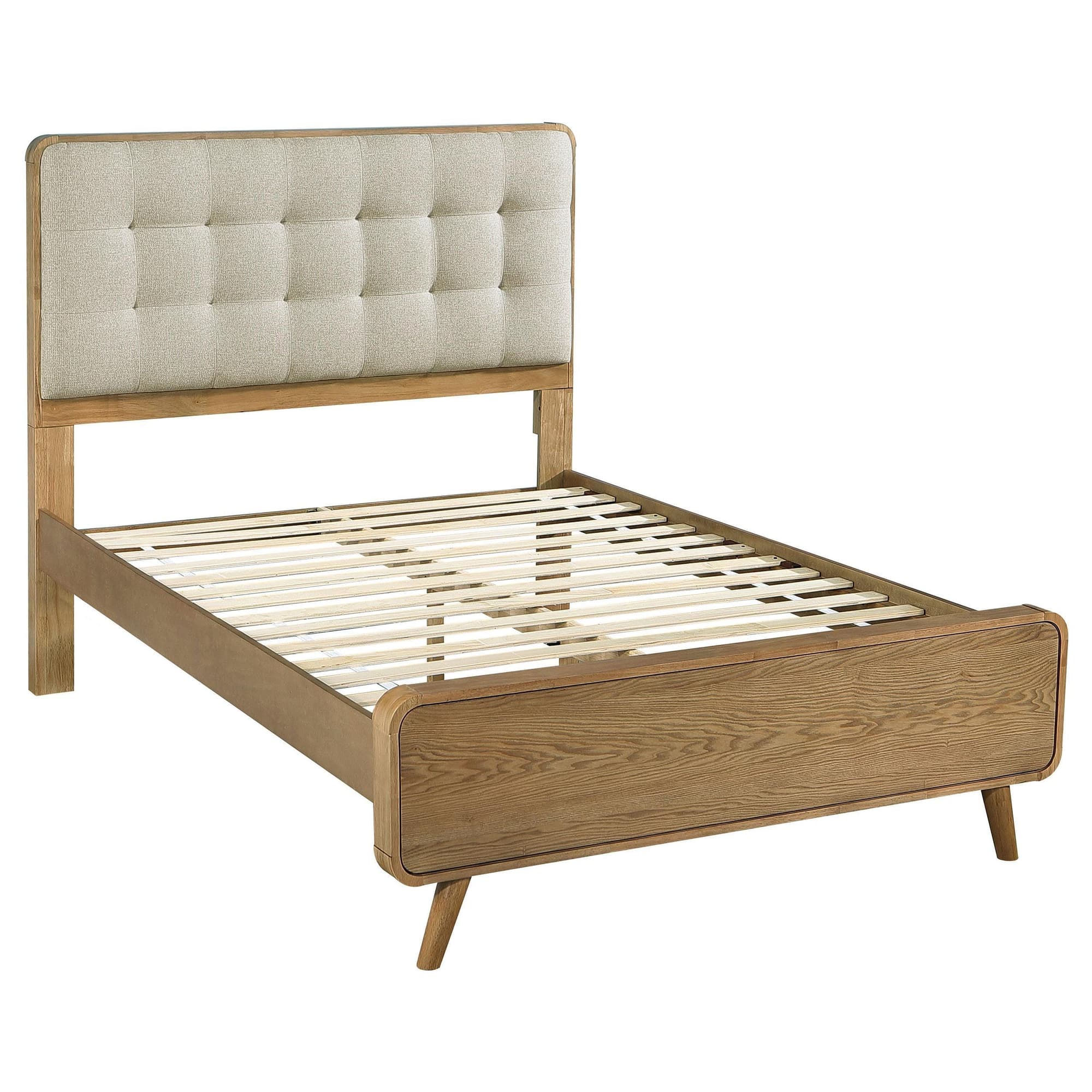 Robyn Wood Full Platform Bed Light Ash - Image 1