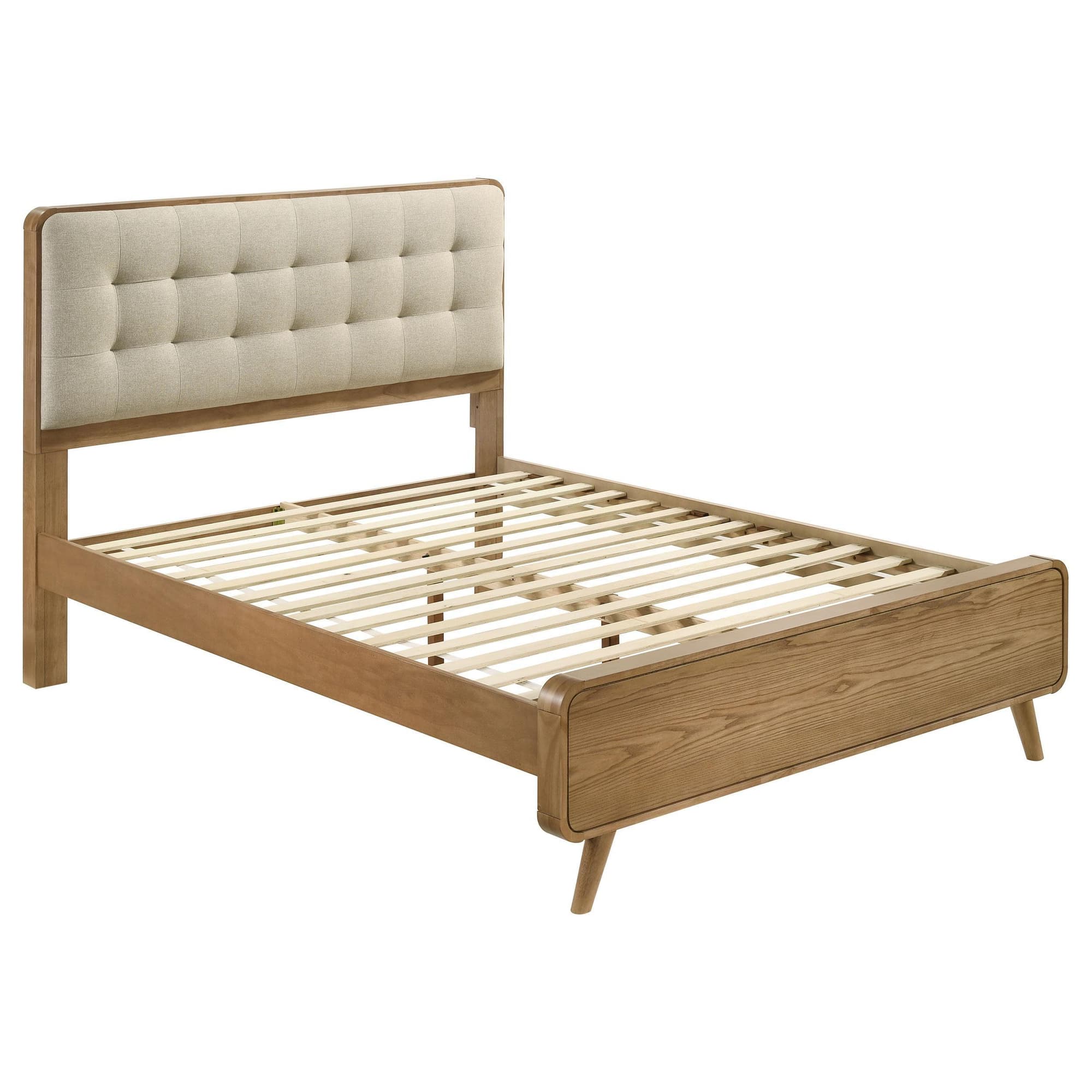 Robyn Wood Eastern King Platform Bed Light Ash - Image 1