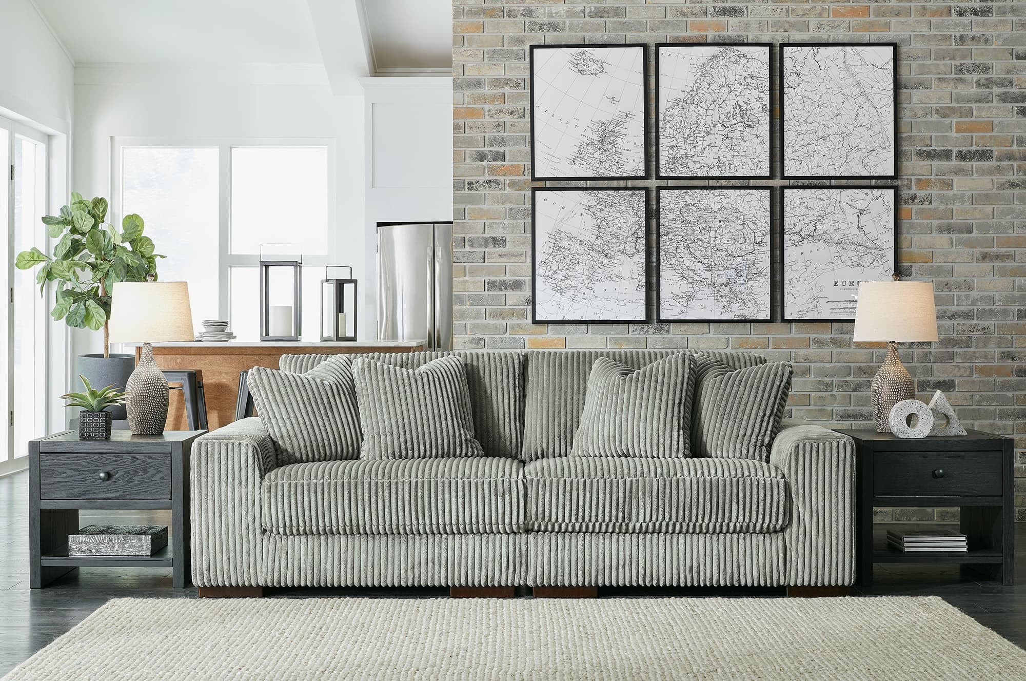 Lindyn Fog 2-Piece Sectional Sofa - Image 1