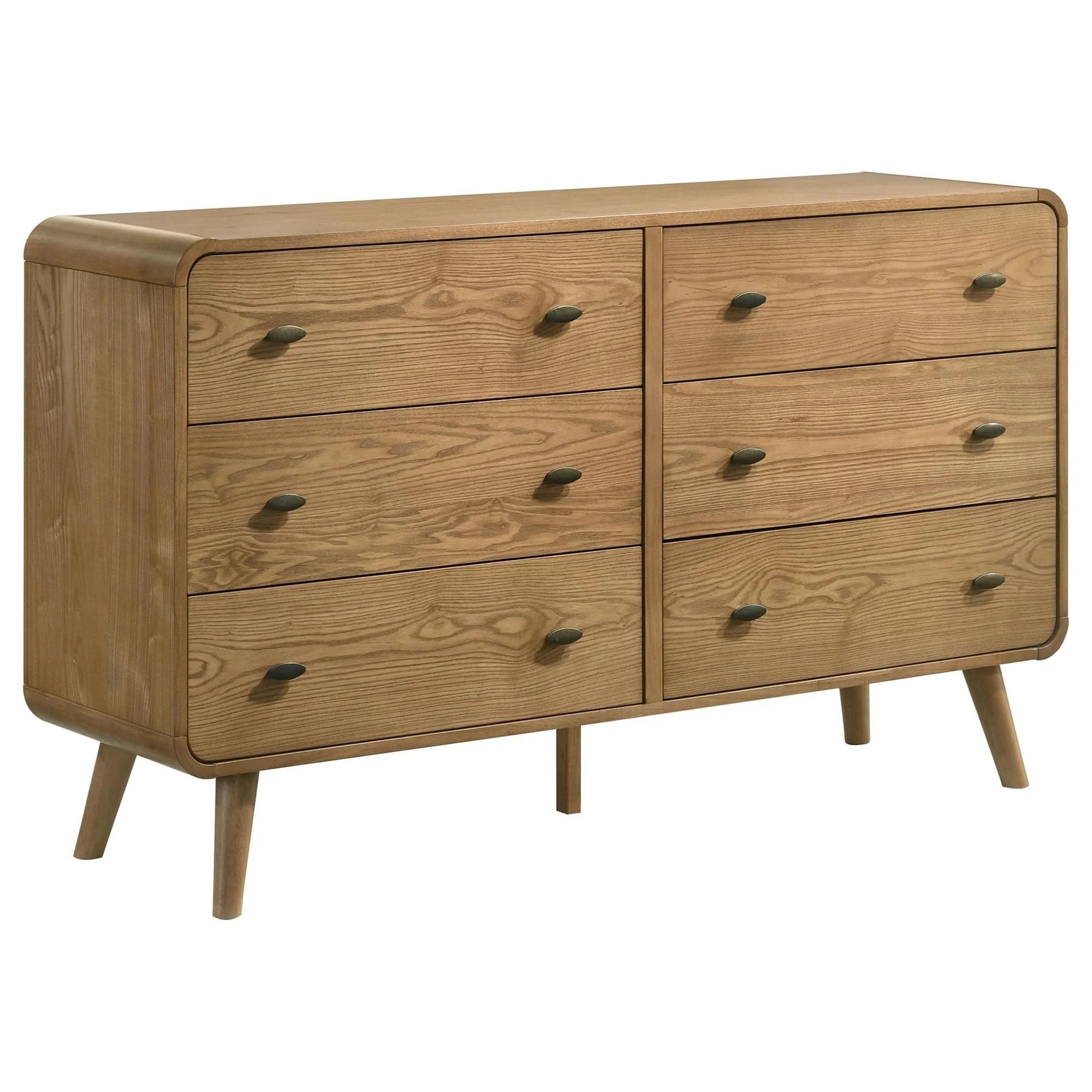 Robyn 6-drawer Bedroom Dresser Light Ash - Image 1