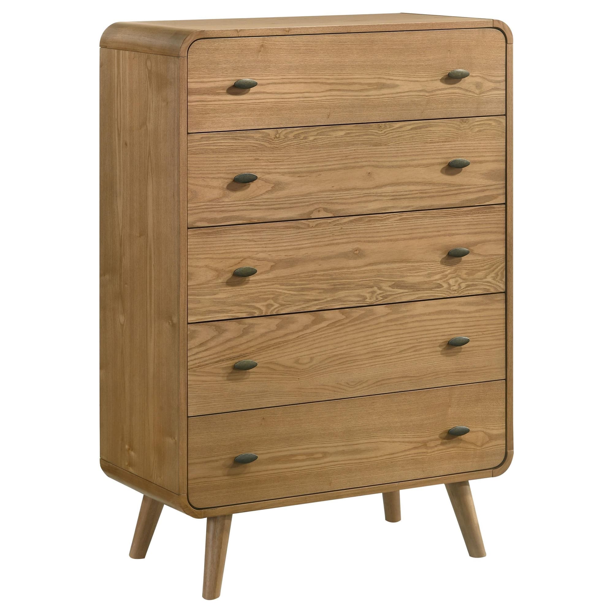 Robyn 5-drawer Bedroom Chest of Drawers Light Ash - Image 1