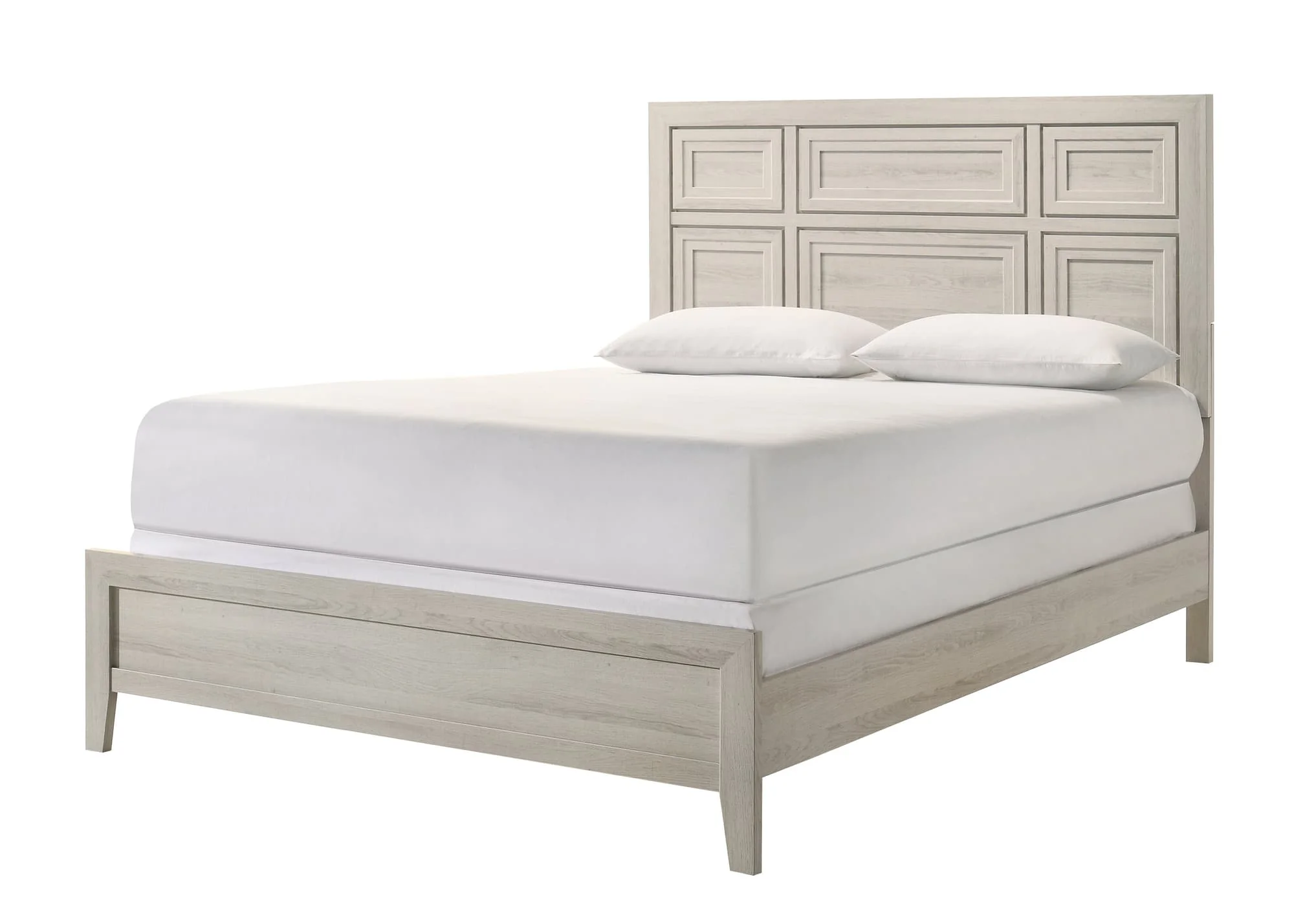 Lorraine Cream Panel Queen Bed - Image 1