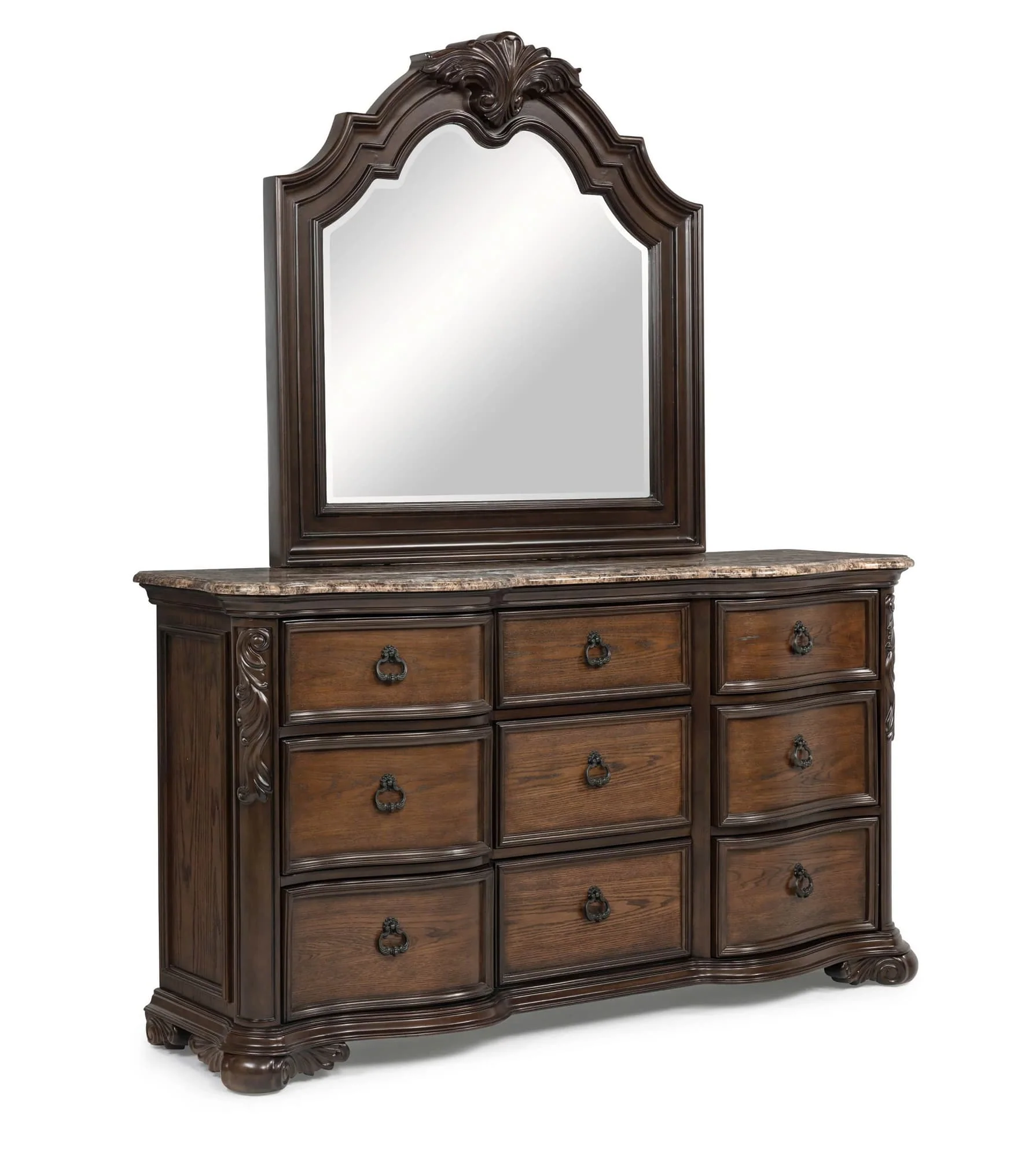 Ludwig Brown Dresser - Image 1