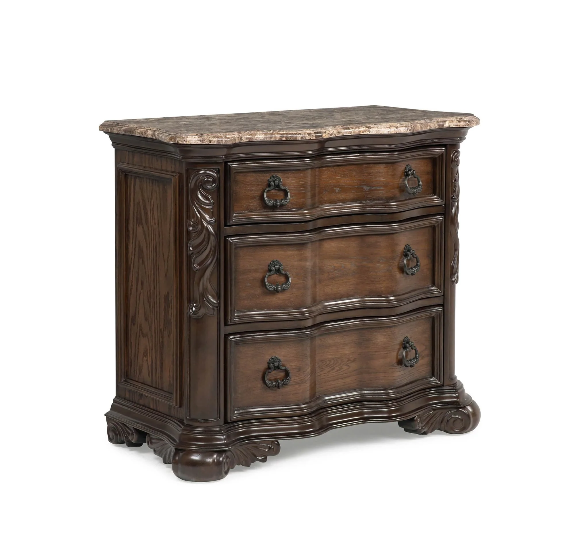 Ludwig Brown Nightstand - Image 1