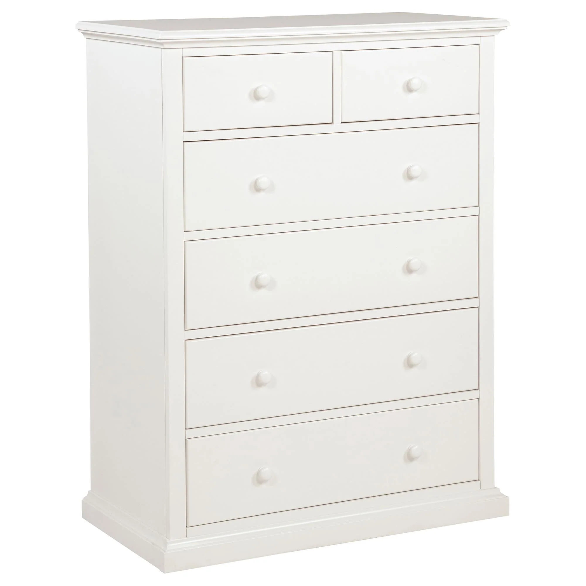 Sumerlin 6-drawer Bedroom Chest of Drawers White - Image 1