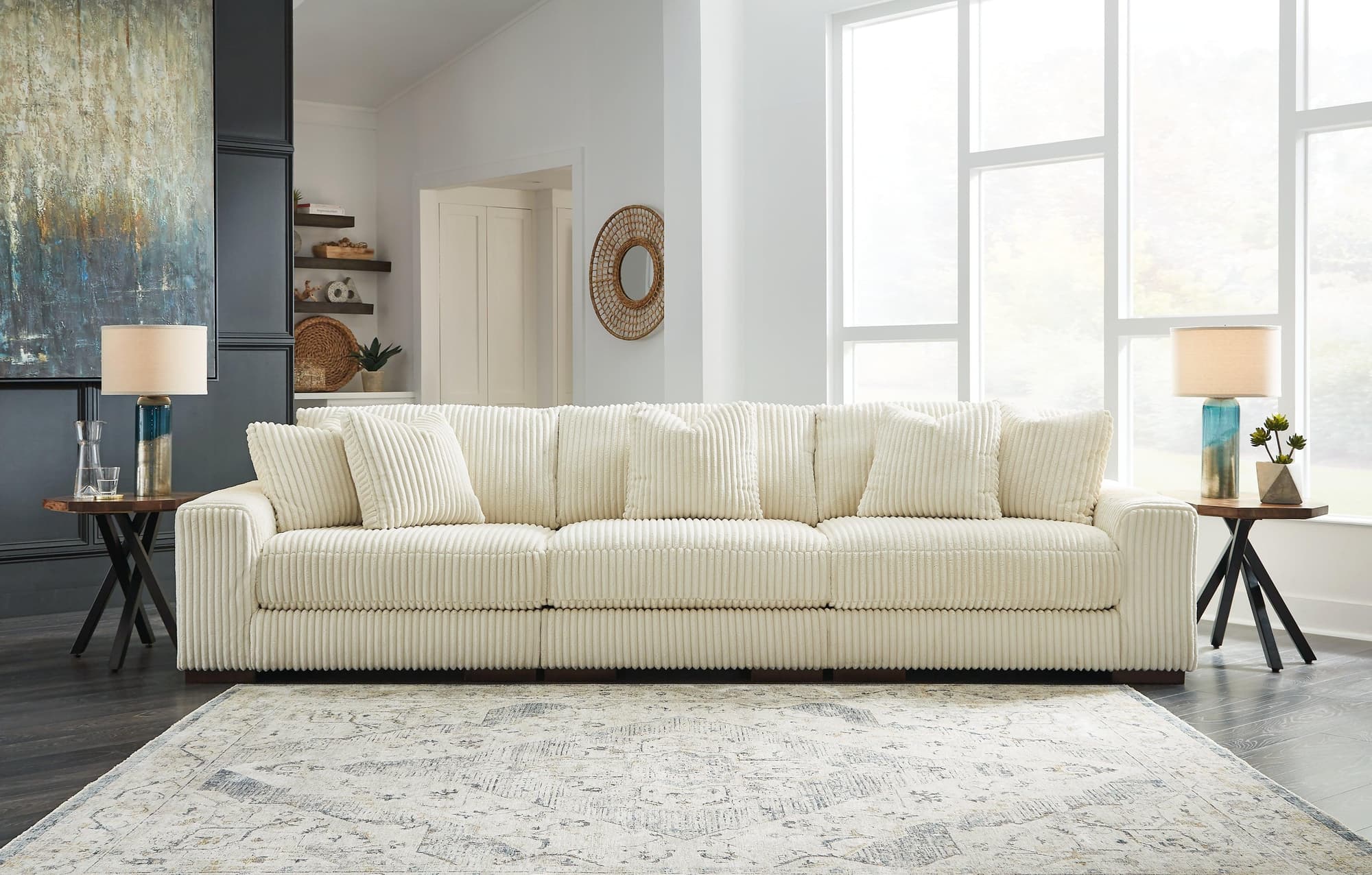 Lindyn Ivory 3-Piece Sectional - Image 1