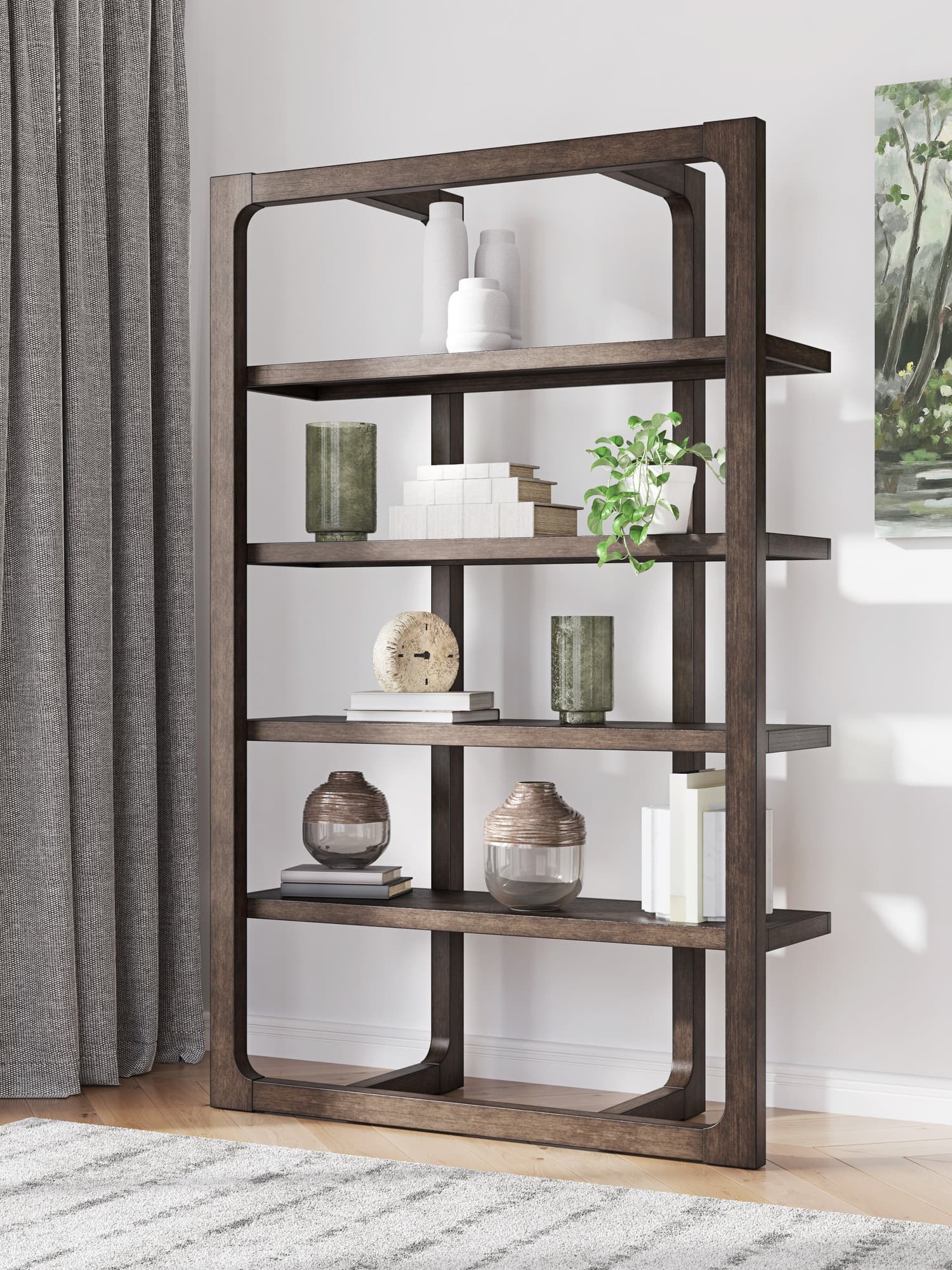 Halo Brown Bookcase