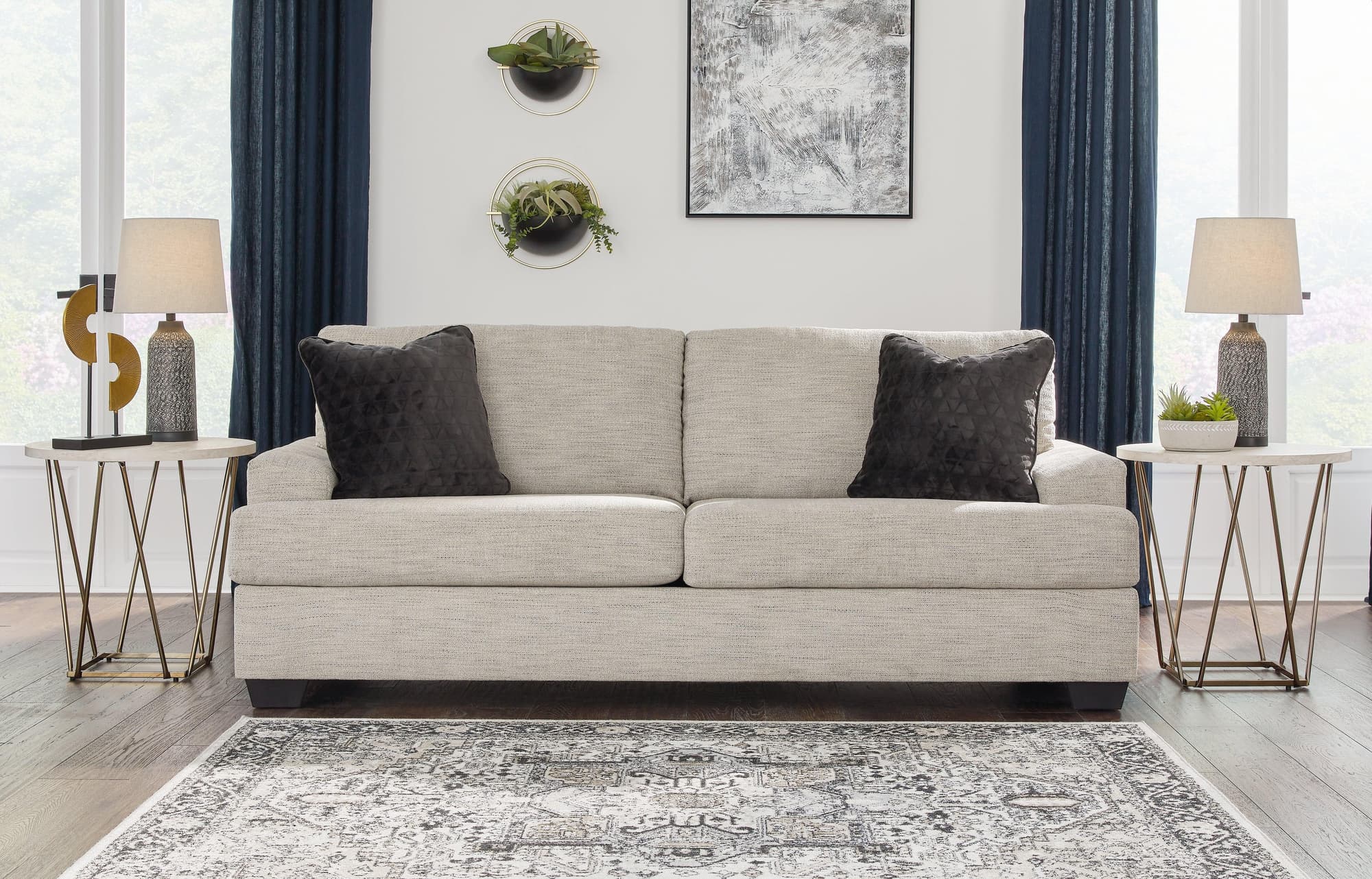 Vayda Pebble Chenille Sofa